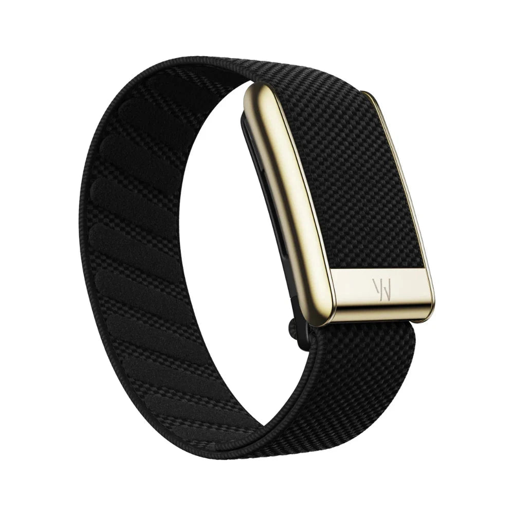 Whoop 5.0 Peak Strap - SUPERKNIT LUXE OBSIDIAN WITH GOLD
