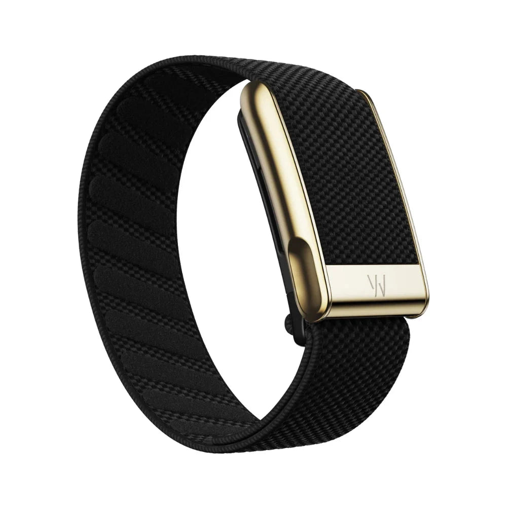 Whoop MG Strap - SUPERKNIT LUXE OBSIDIAN WITH GOLD