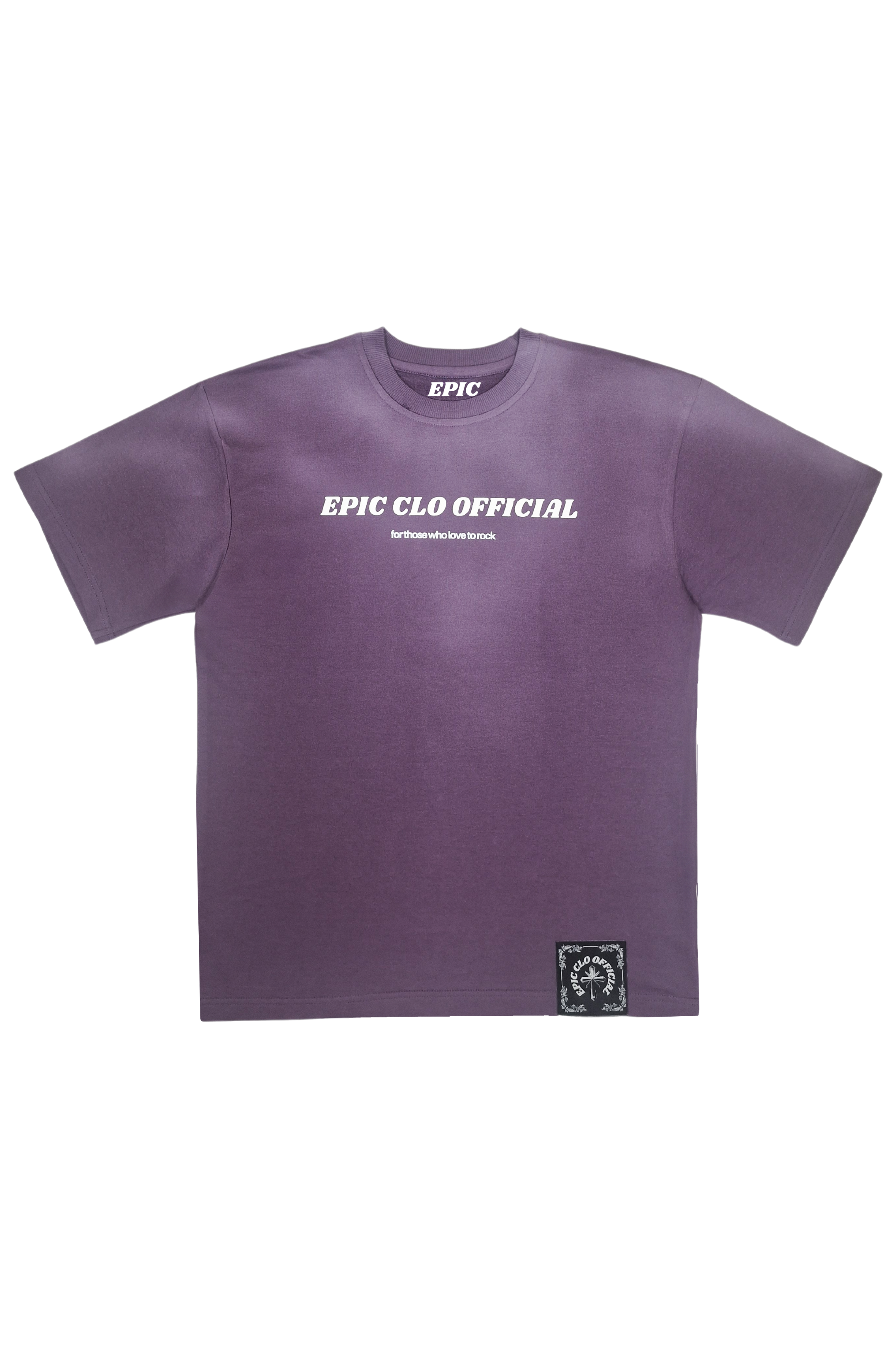 EPIC Oversize T-shirt 'Faded Purple Logo'
