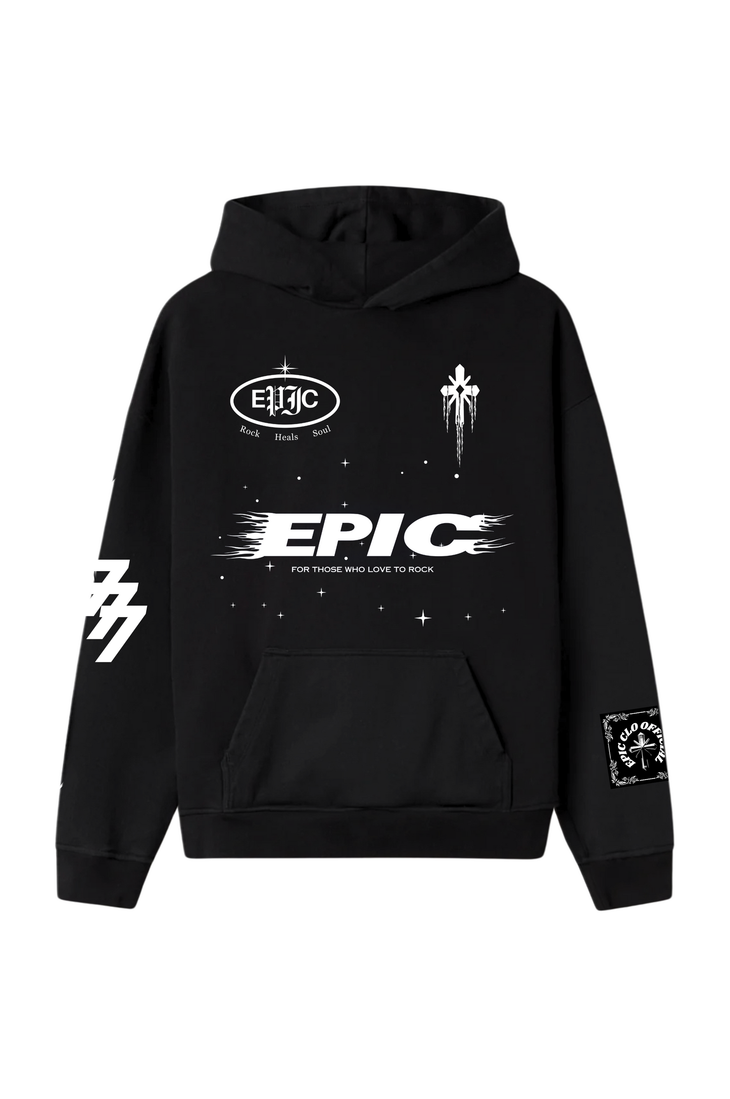 EPIC Black Hoodie 'Galaxy'