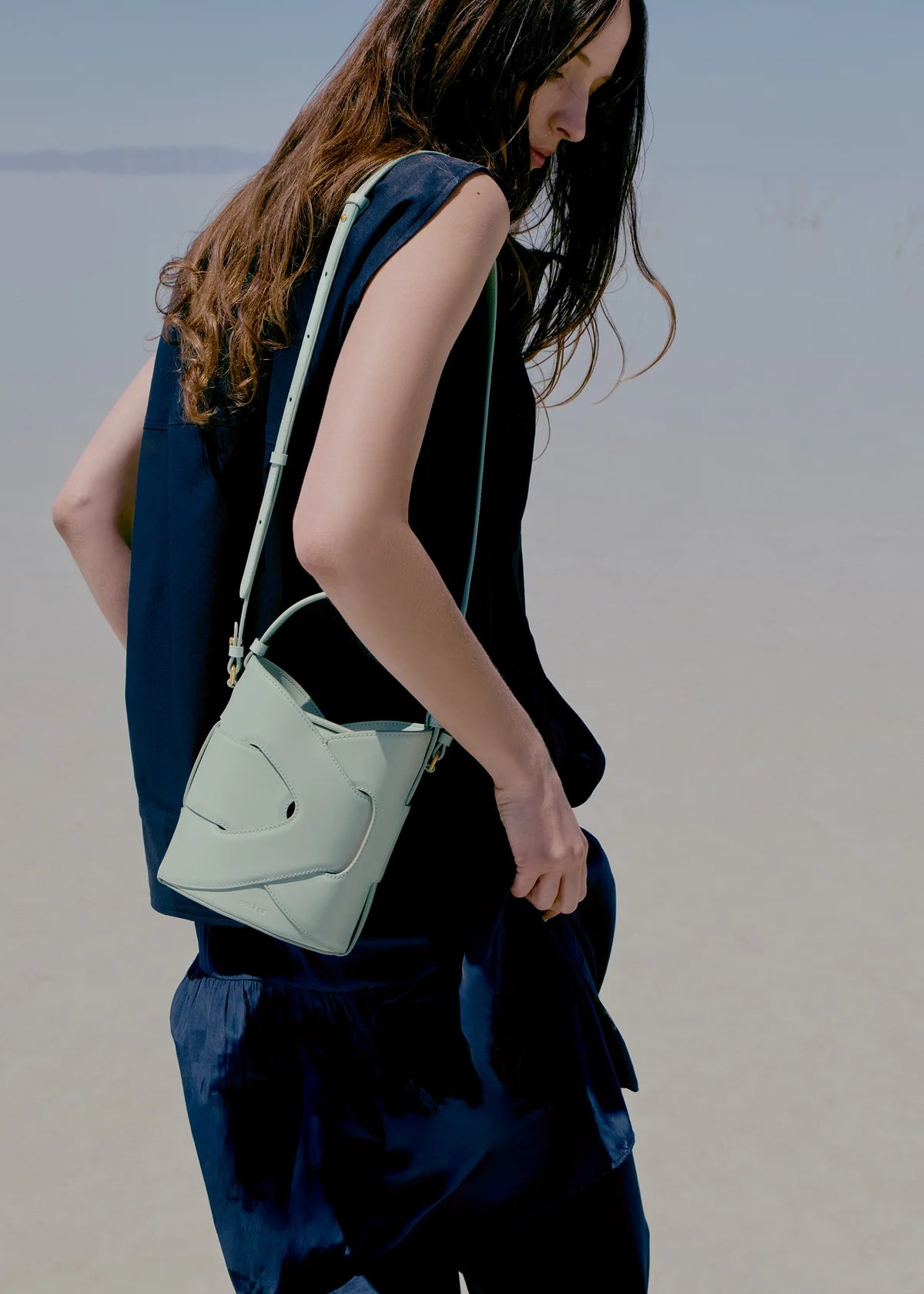 Polene Nodde Seau Edition Bag - Sea Foam
