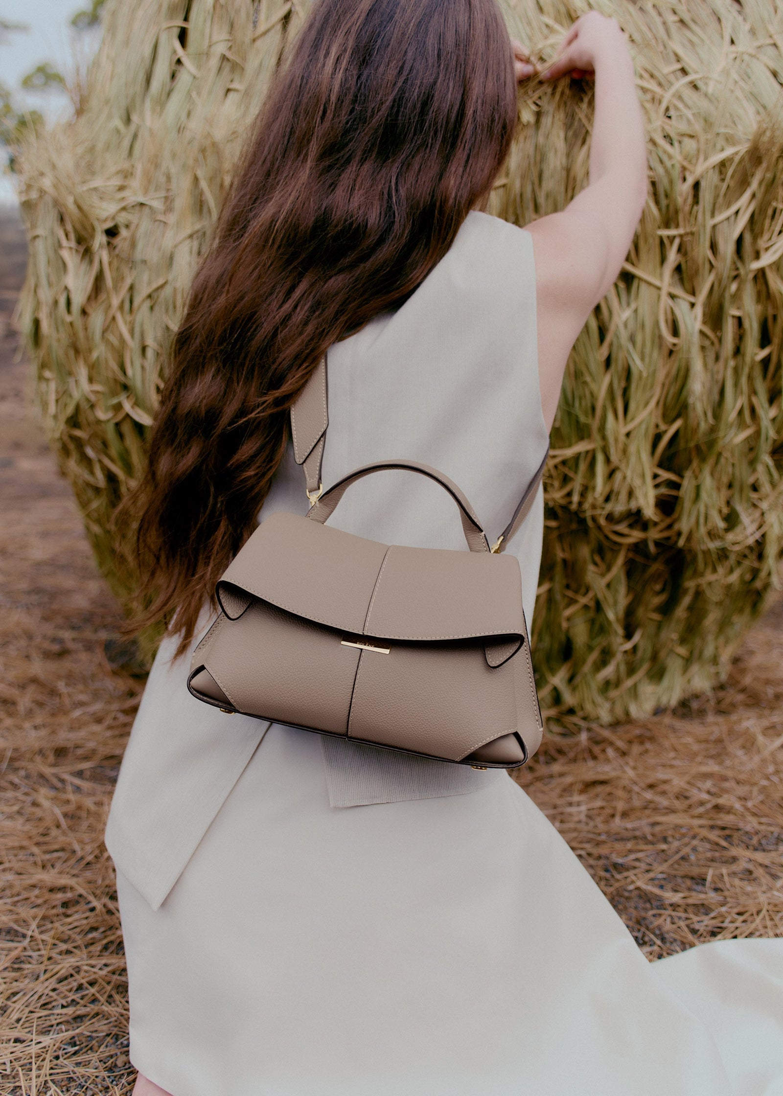 Polene Mokki Mini Bag - Taupe