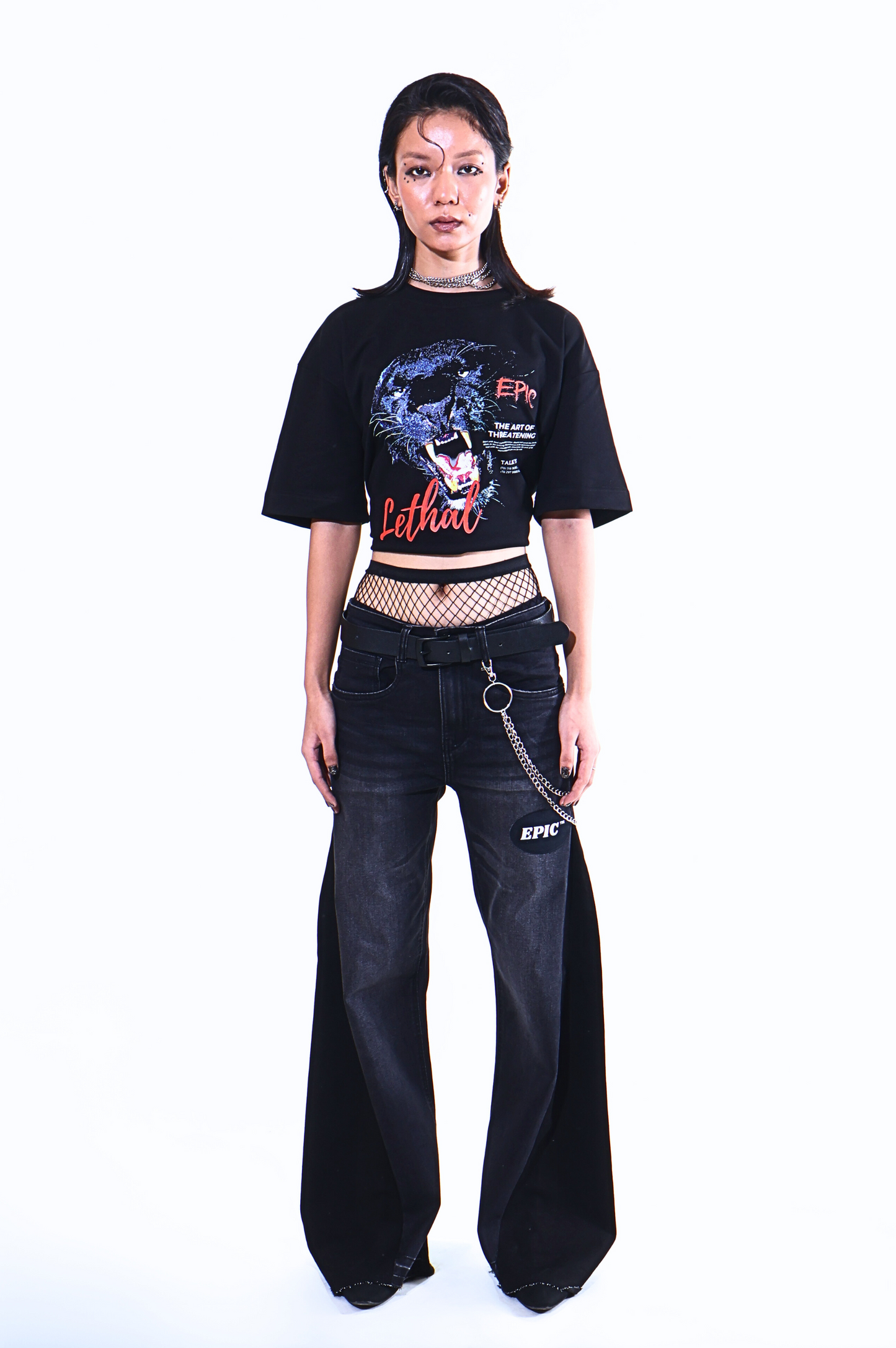 EPIC Oversize Black T-shirt 'Lethal'