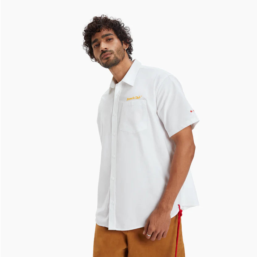 Ludic Weekend Shirt Canary Melon White