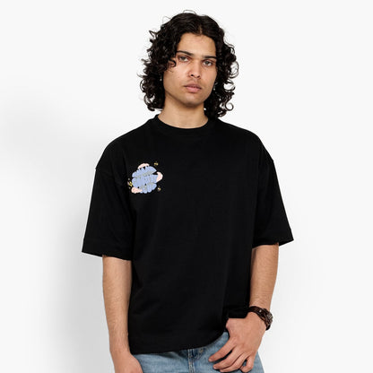 Khaaki Oversized T Shirt - Out Of My Space!