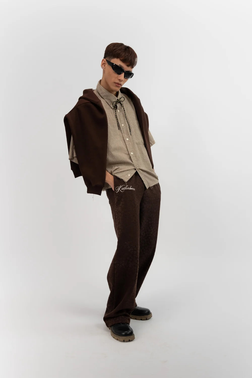 Kathnbenz Brown Pants - Dust Reign