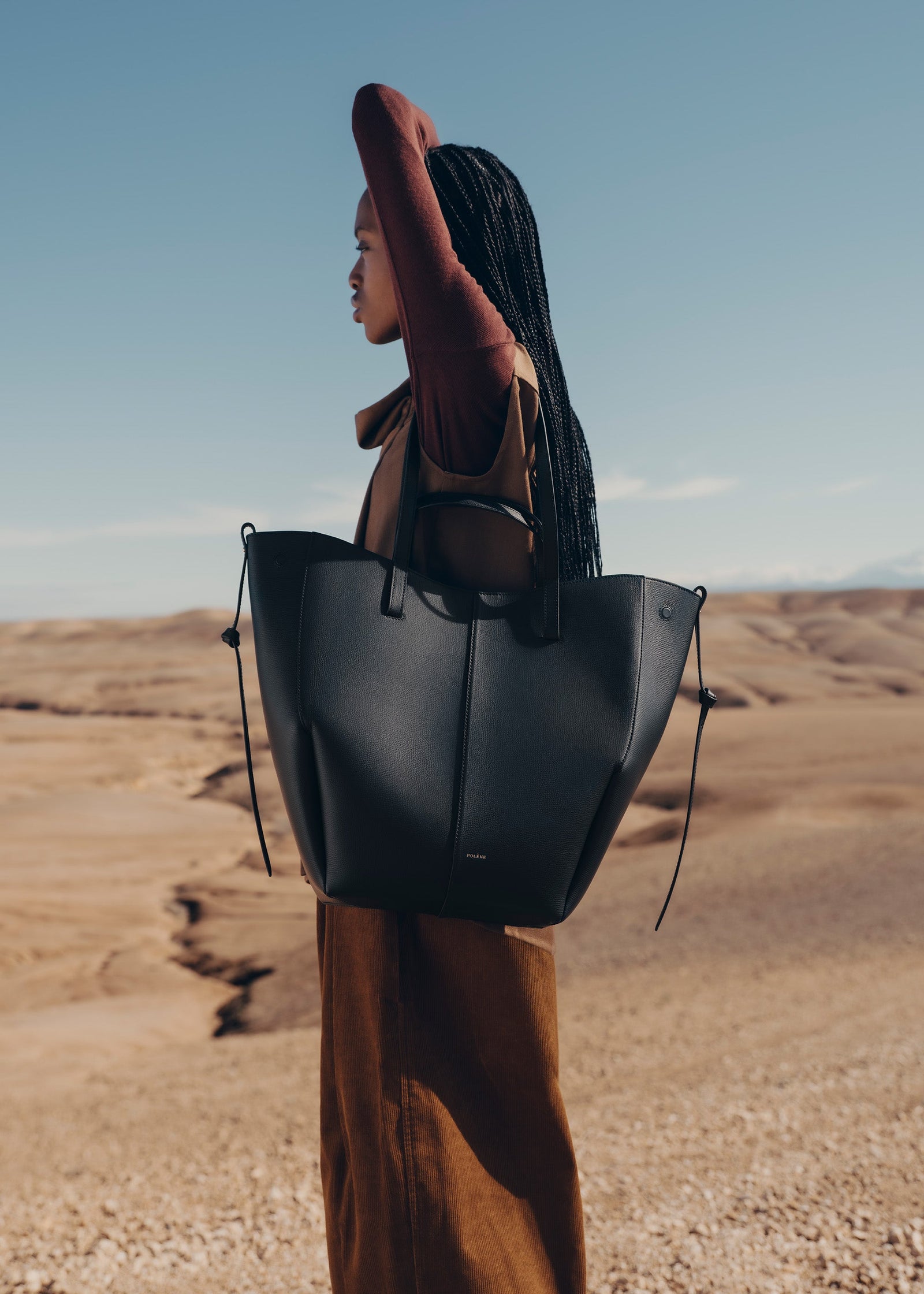 Polene Cyme Tote - Black