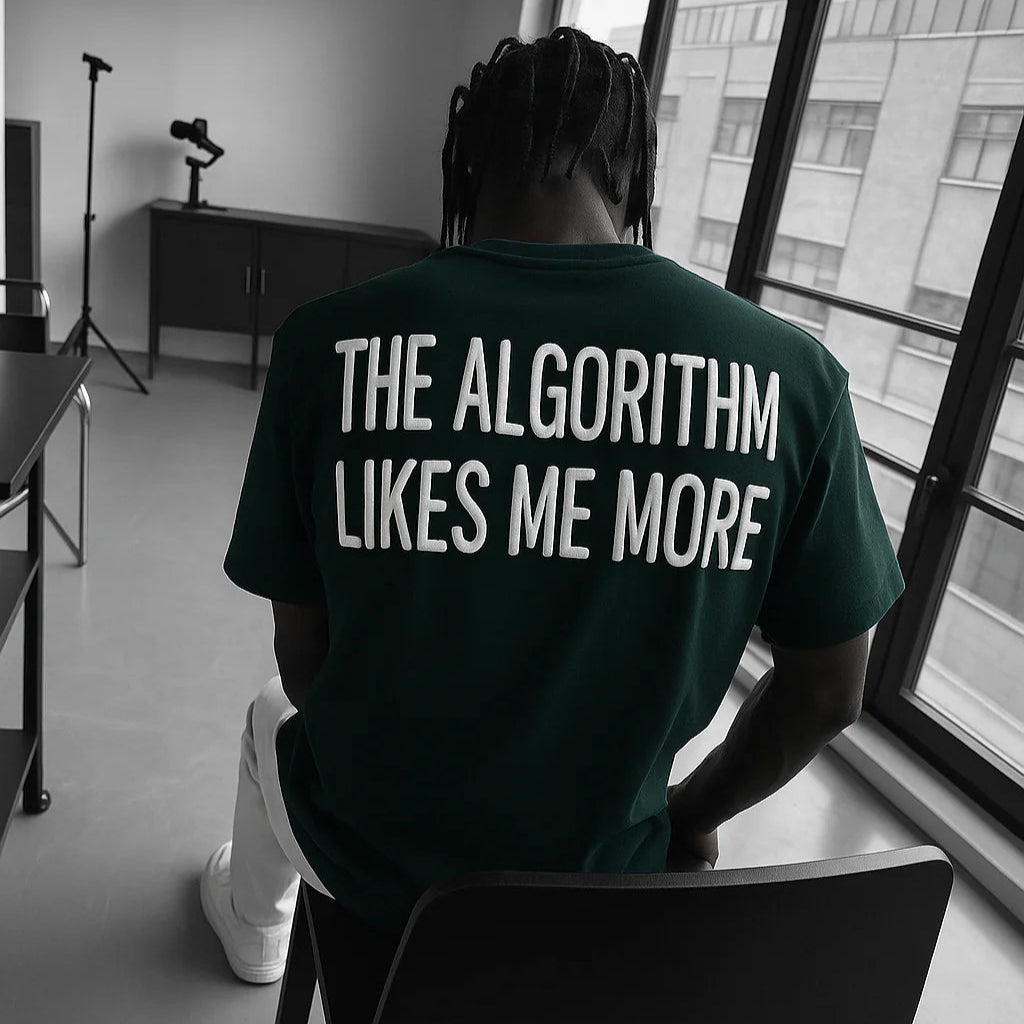 Greyhound Oversized T Shirt - The Algorithm Likes Me More