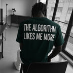Greyhound Oversized T Shirt - The Algorithm Likes Me More