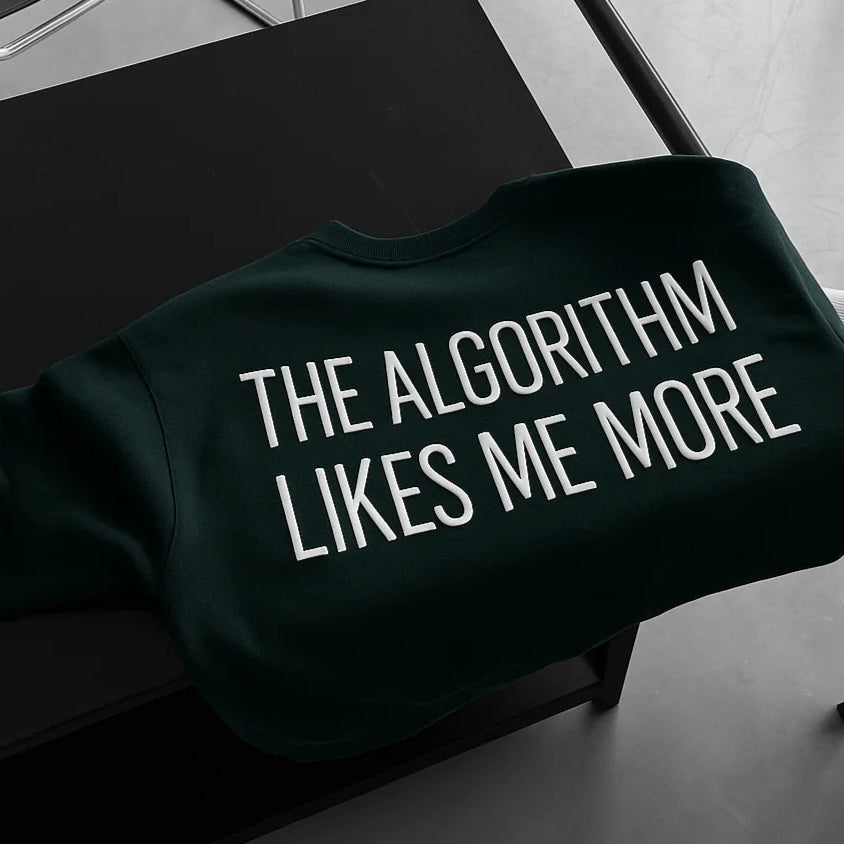 Greyhound Oversized T Shirt - The Algorithm Likes Me More