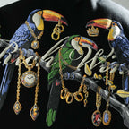 Khaaki Oversized Sweatshirt Black - Rich Wings