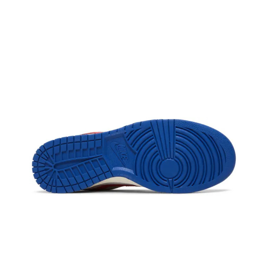 Nike Dunk Low Light Iron Ore Red Blue