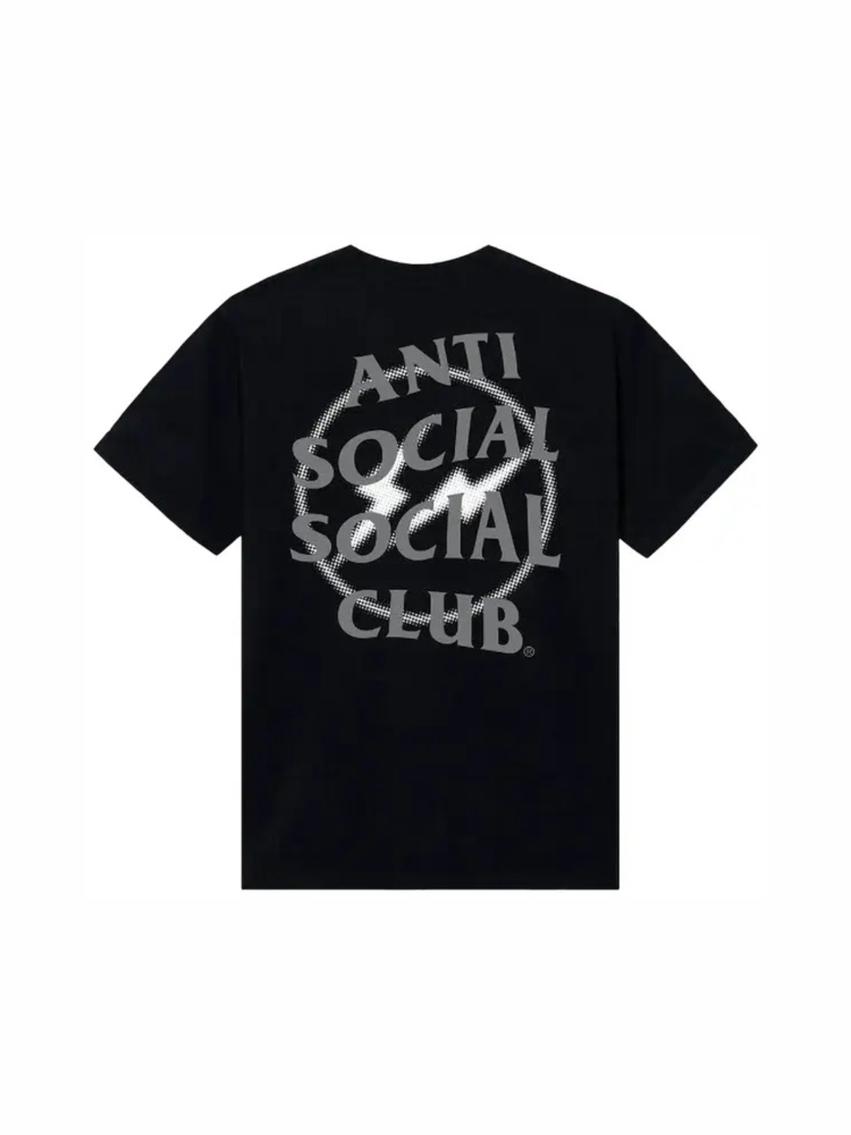 Anti Social Social Club x Fragment Design Half Tone Logo Tee 'Black/Grey'