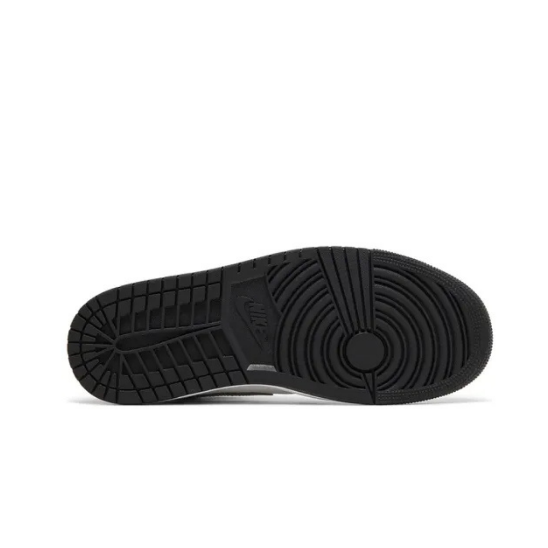 Air Jordan 1 Mid SE Black White Metallic Silver
