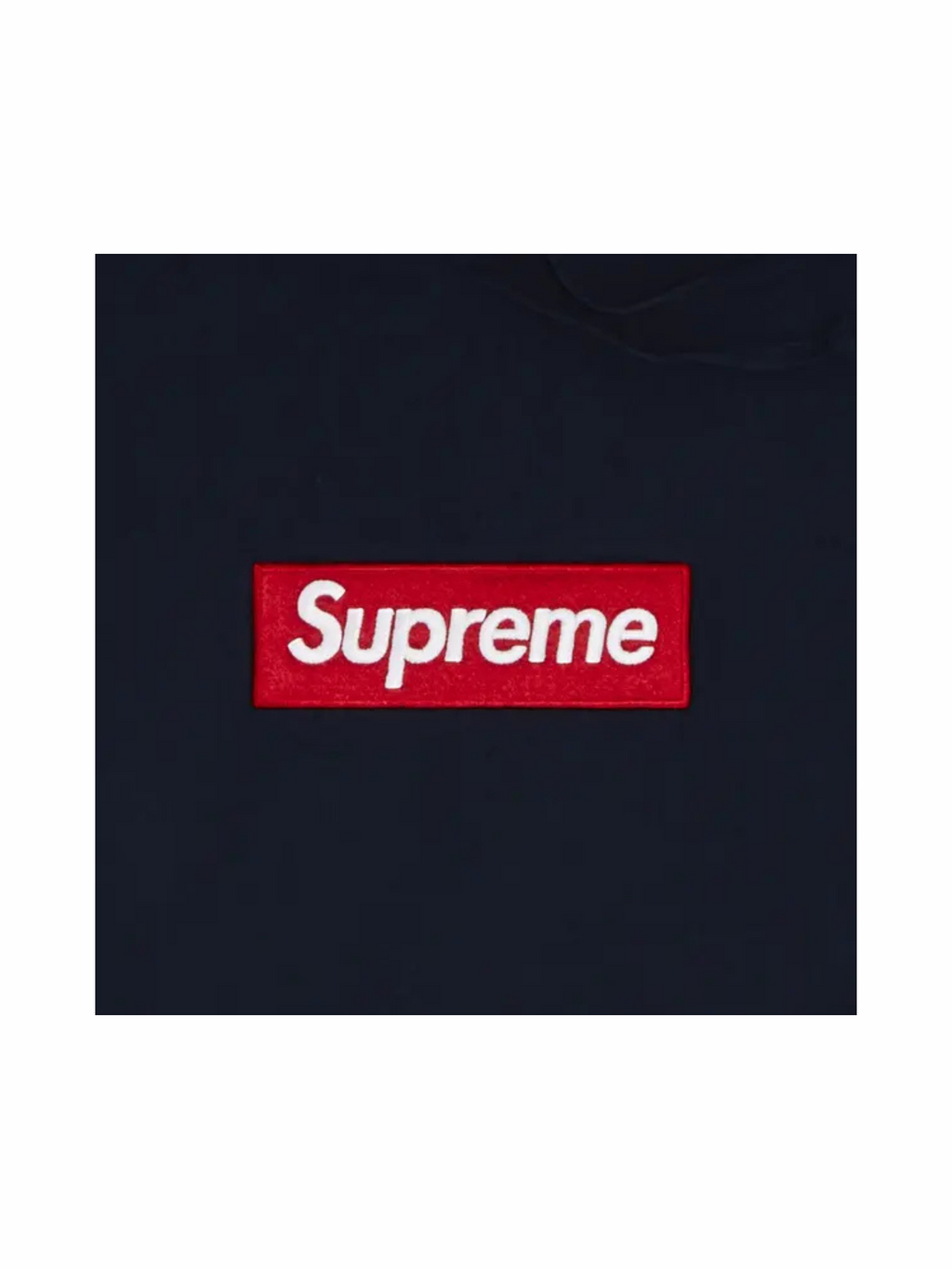 Supreme Box Logo Hooded Sweatshirt 'Navy'