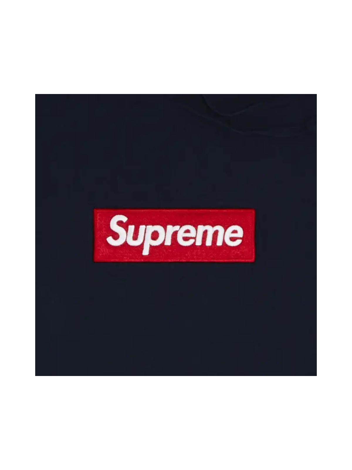 Supreme Box Logo Hooded Sweatshirt 'Navy'