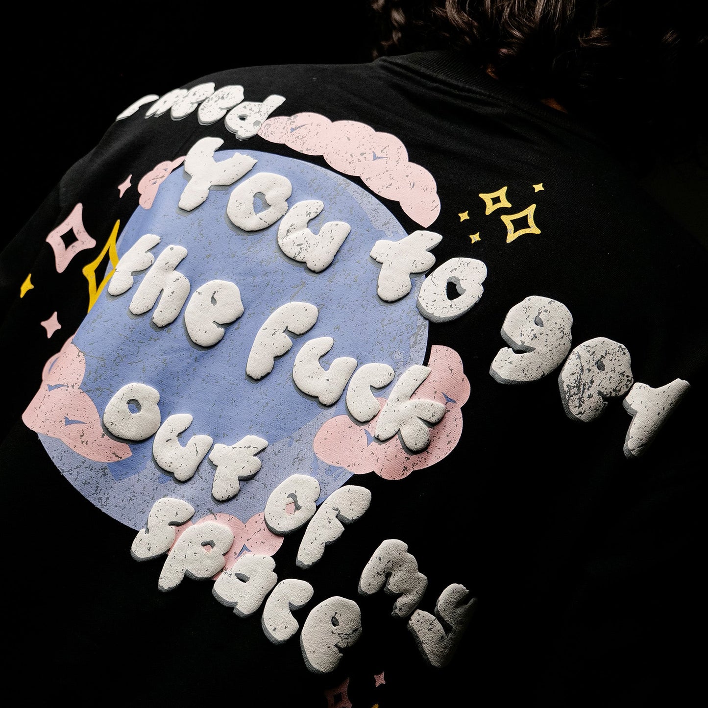 Khaaki Oversized T Shirt - Out Of My Space!