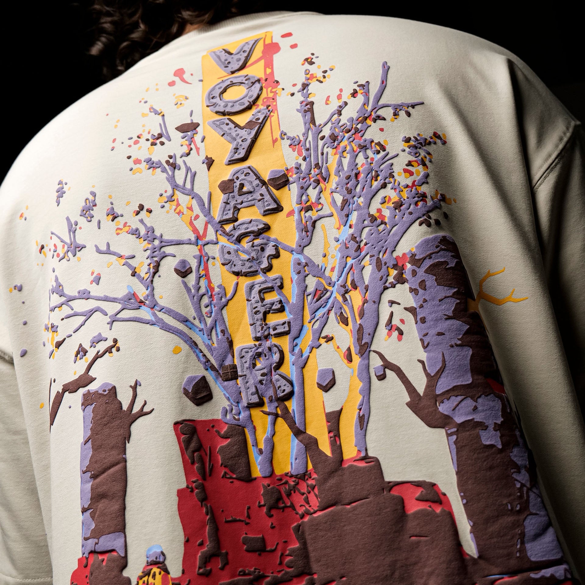 Khaaki Oversized T Shirt - Voyager