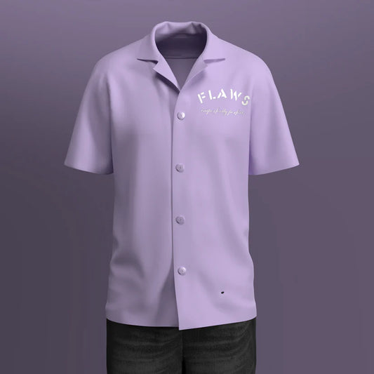 Flaws Bowling Shirt - Lilac