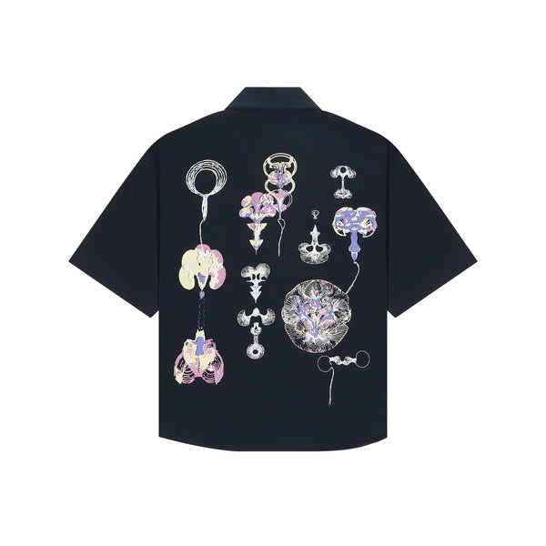 Bear Minimum Oversized Shirt Navy - Psyche Surge - reference