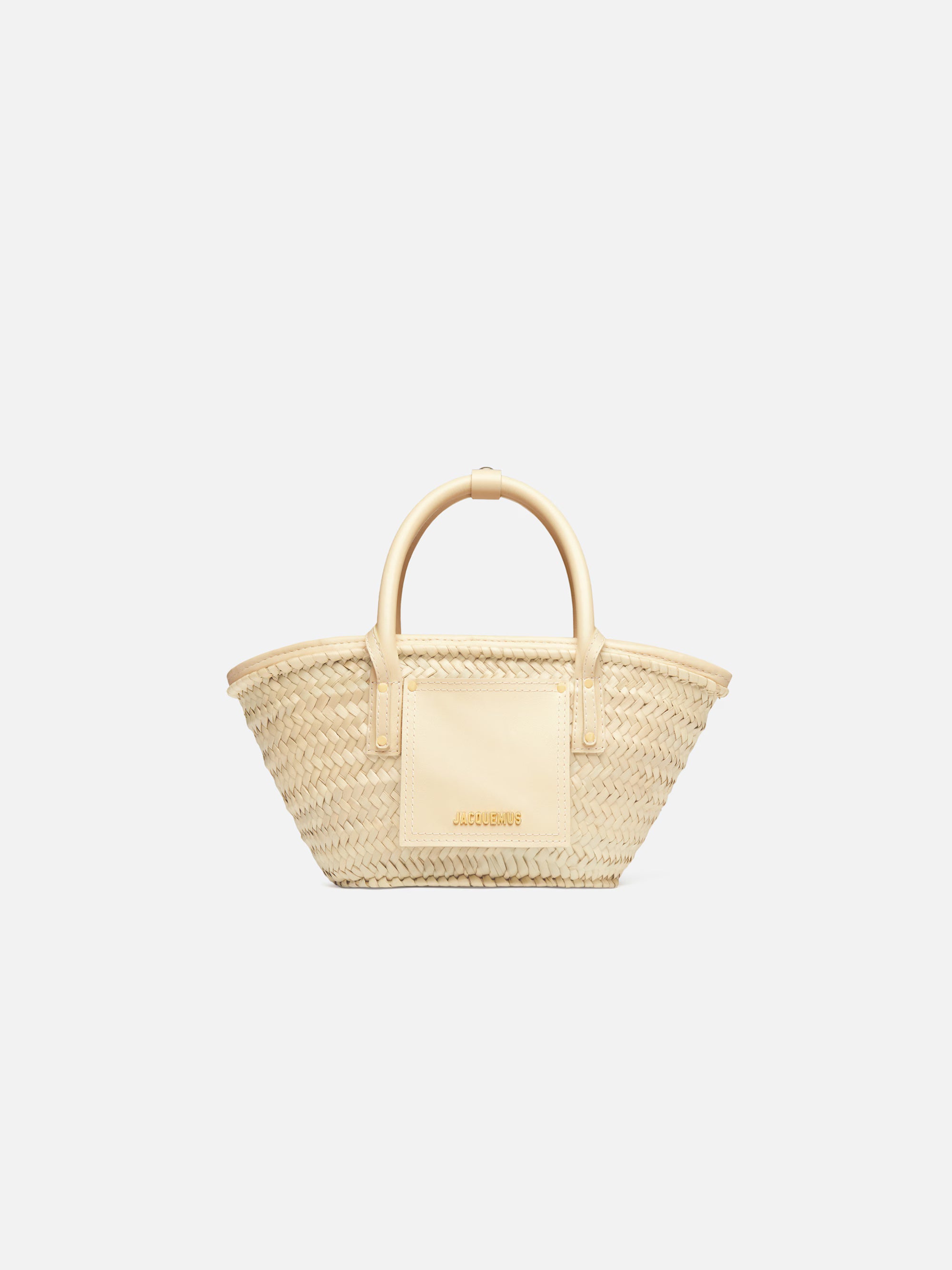 Jacquemus The Small Soli Basket Bag - Ivory