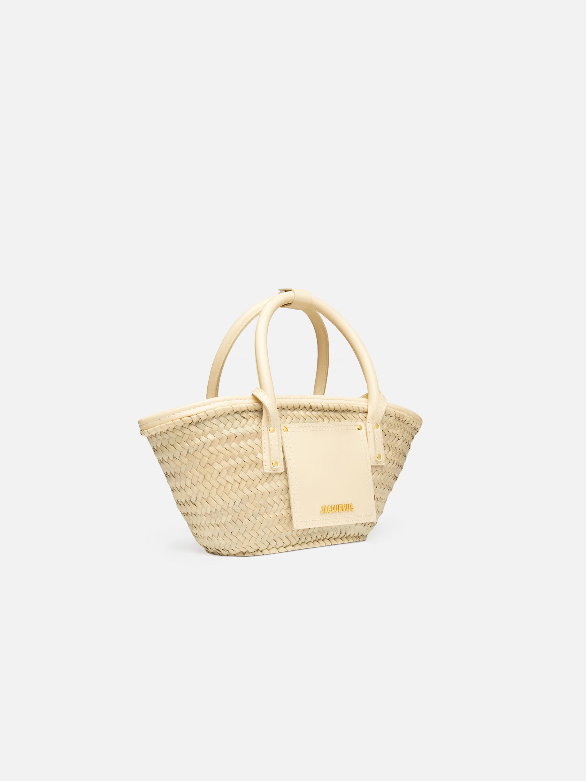 Jacquemus The Small Soli Basket Bag - Ivory