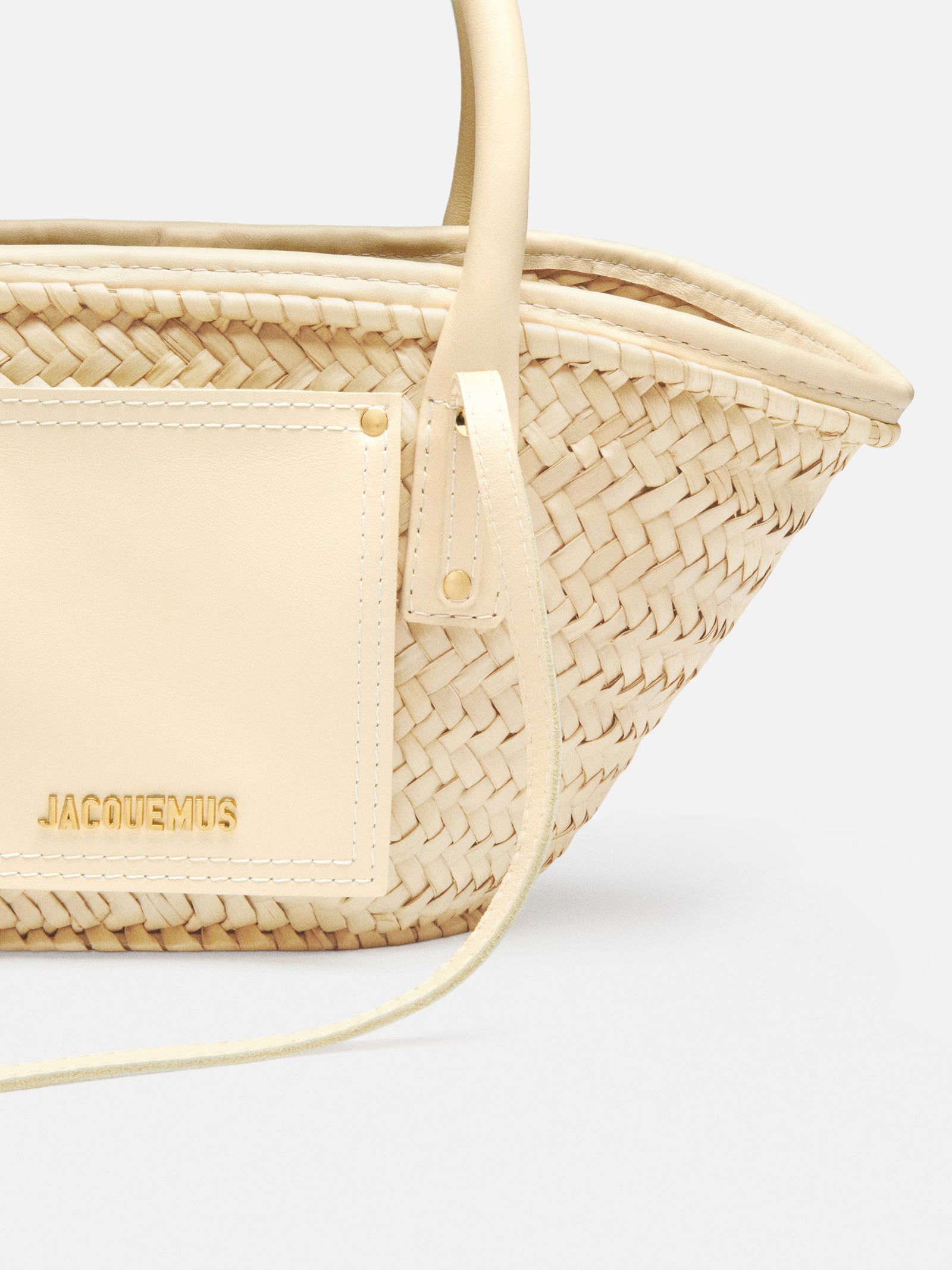 Jacquemus The Small Soli Basket Bag - Ivory