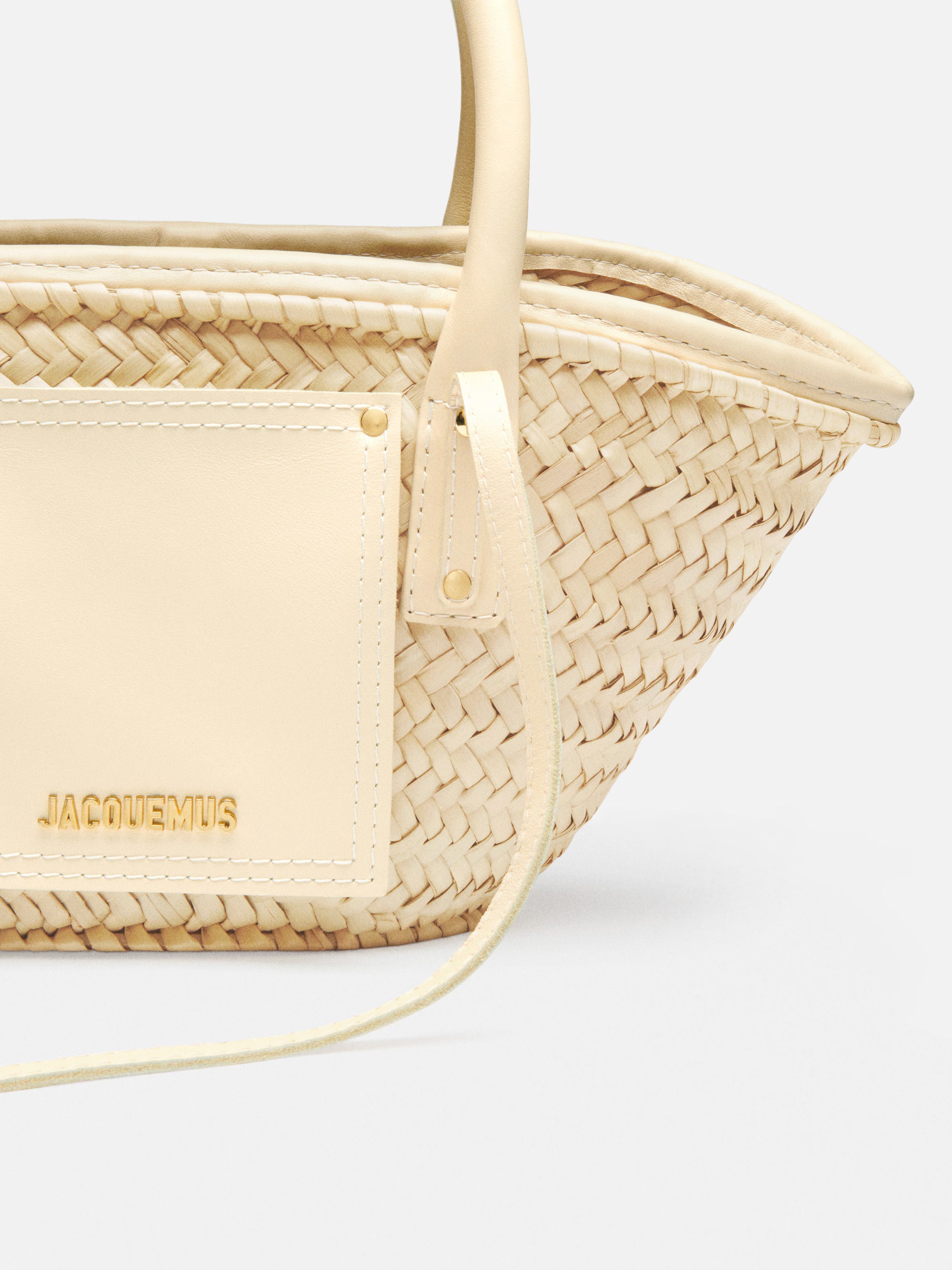 Jacquemus The Small Soli Basket Bag - Ivory