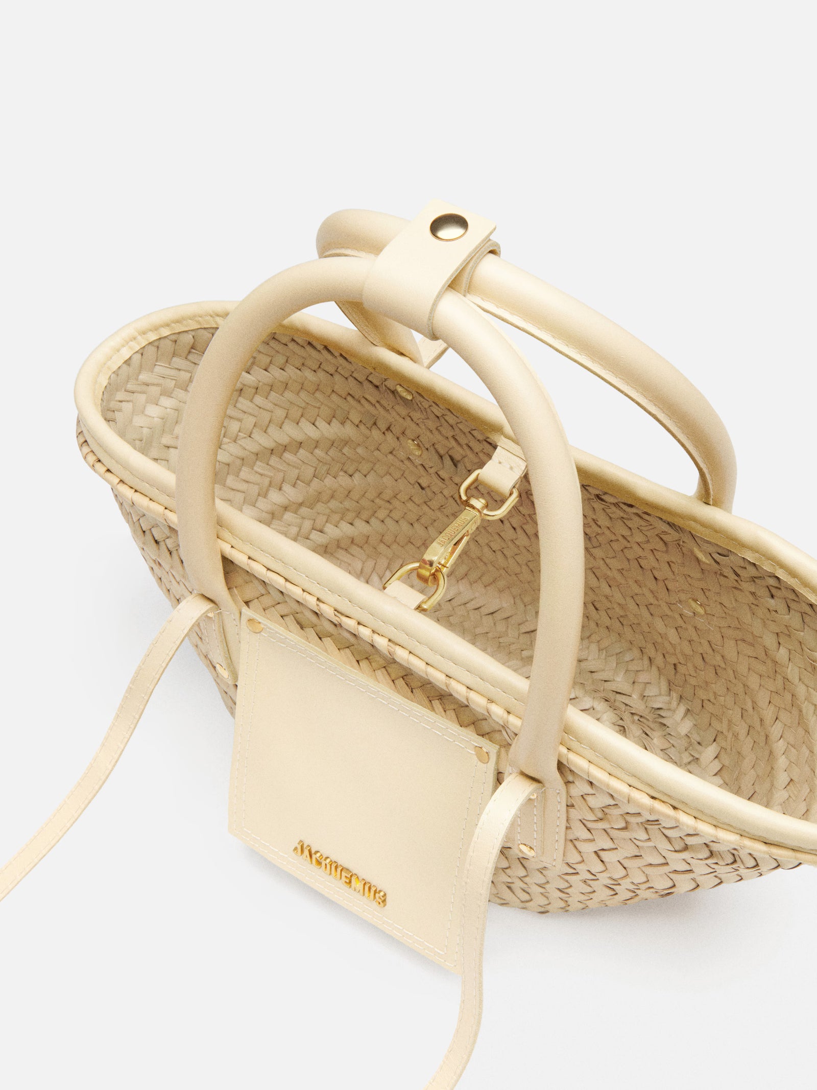Jacquemus The Small Soli Basket Bag - Ivory