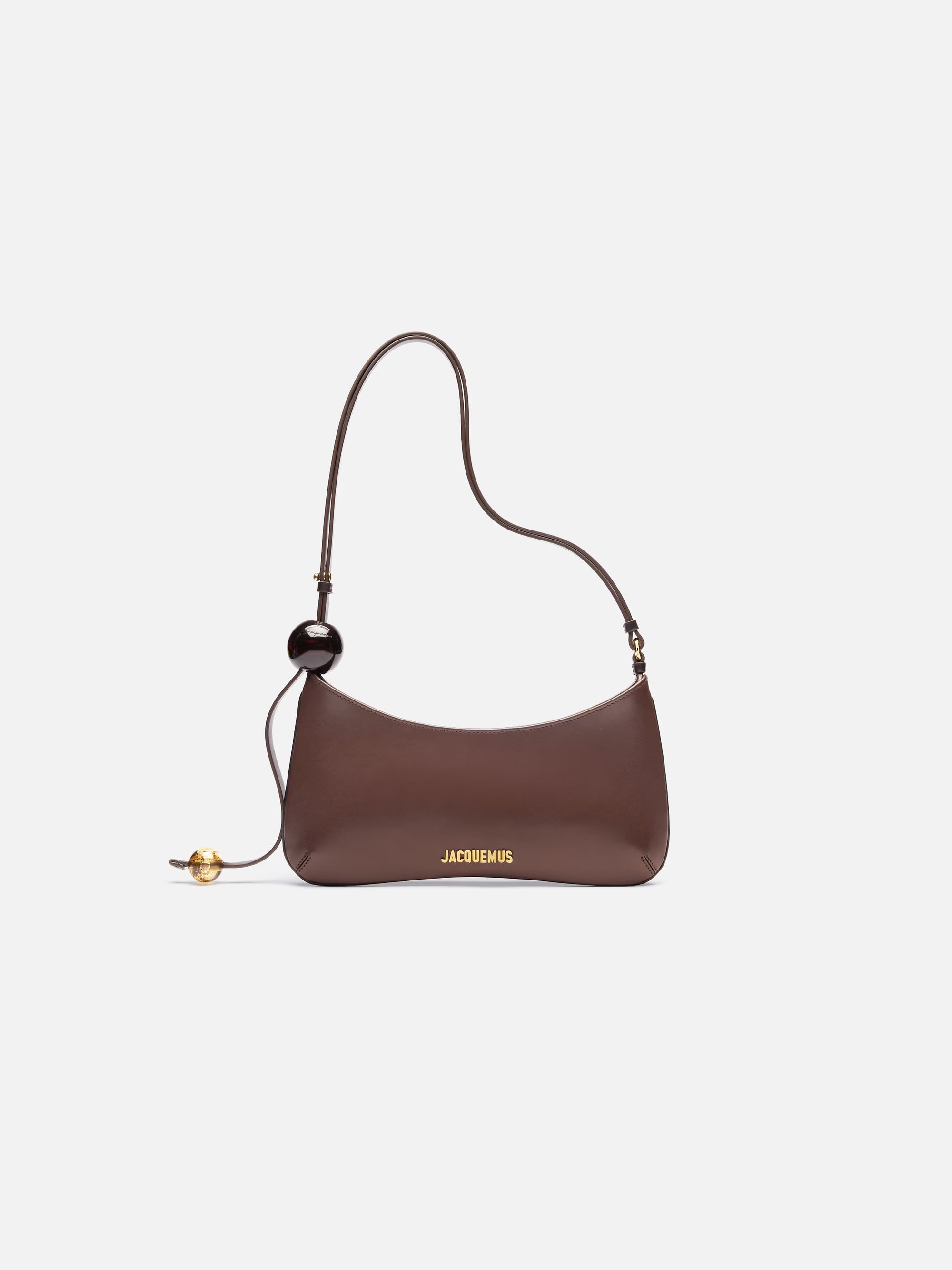 Jacquemus The Bisou Perle Bag - Medium Brown