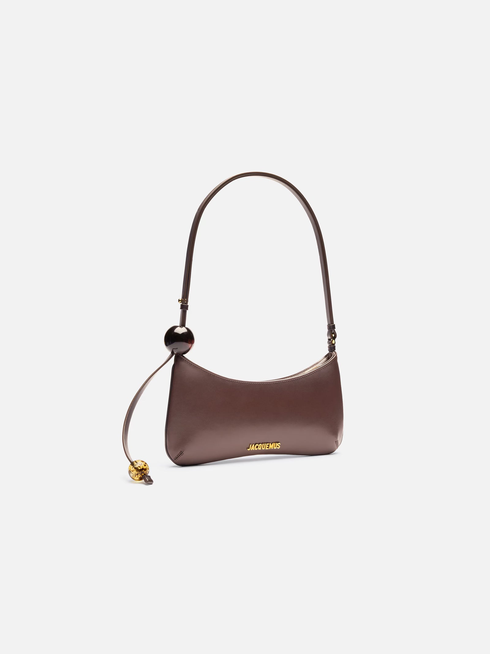 Jacquemus The Bisou Perle Bag - Medium Brown