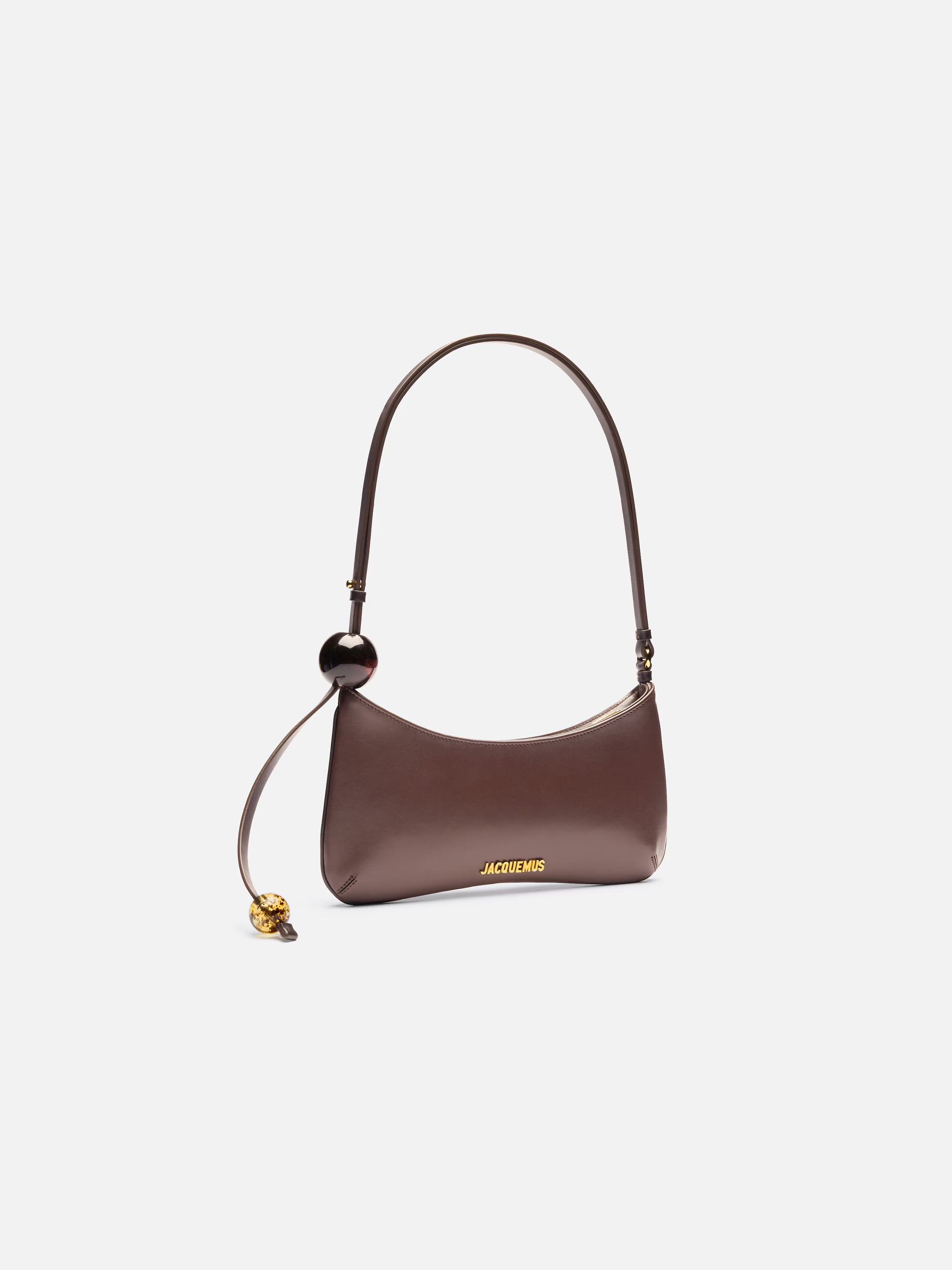 Jacquemus The Bisou Perle Bag - Medium Brown