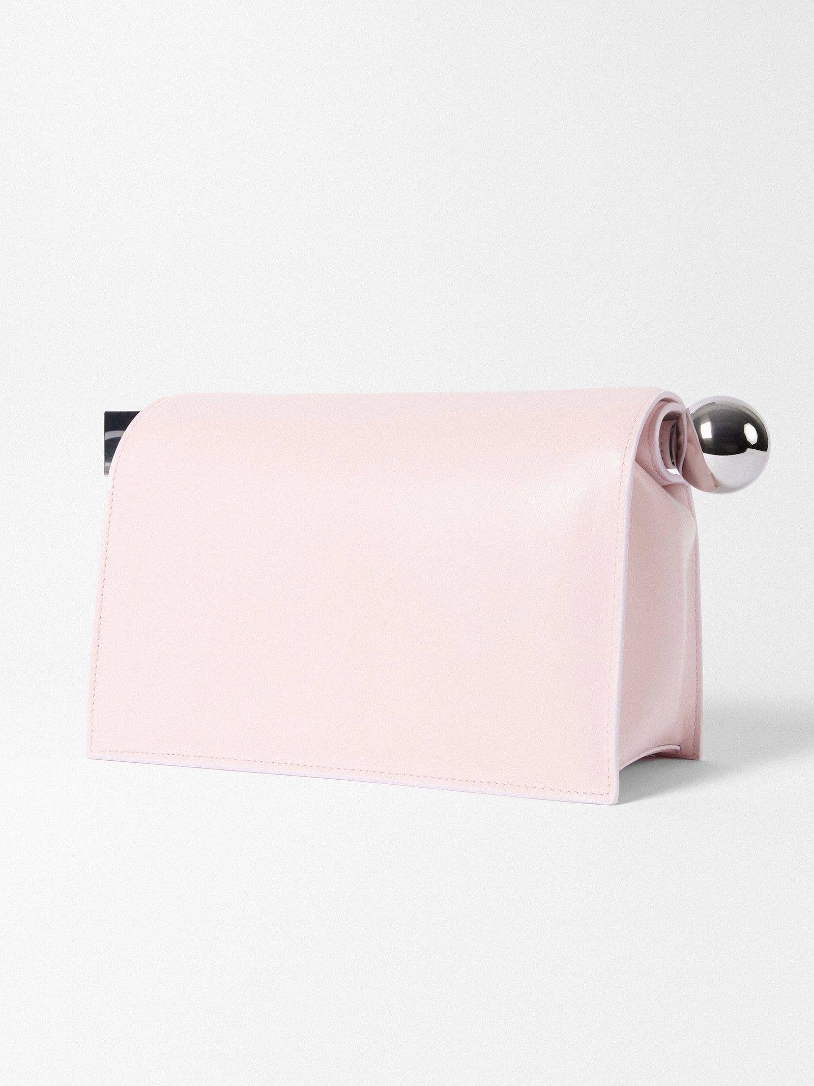 Jacquemus The Rond Carré Clutch Bag - Peach