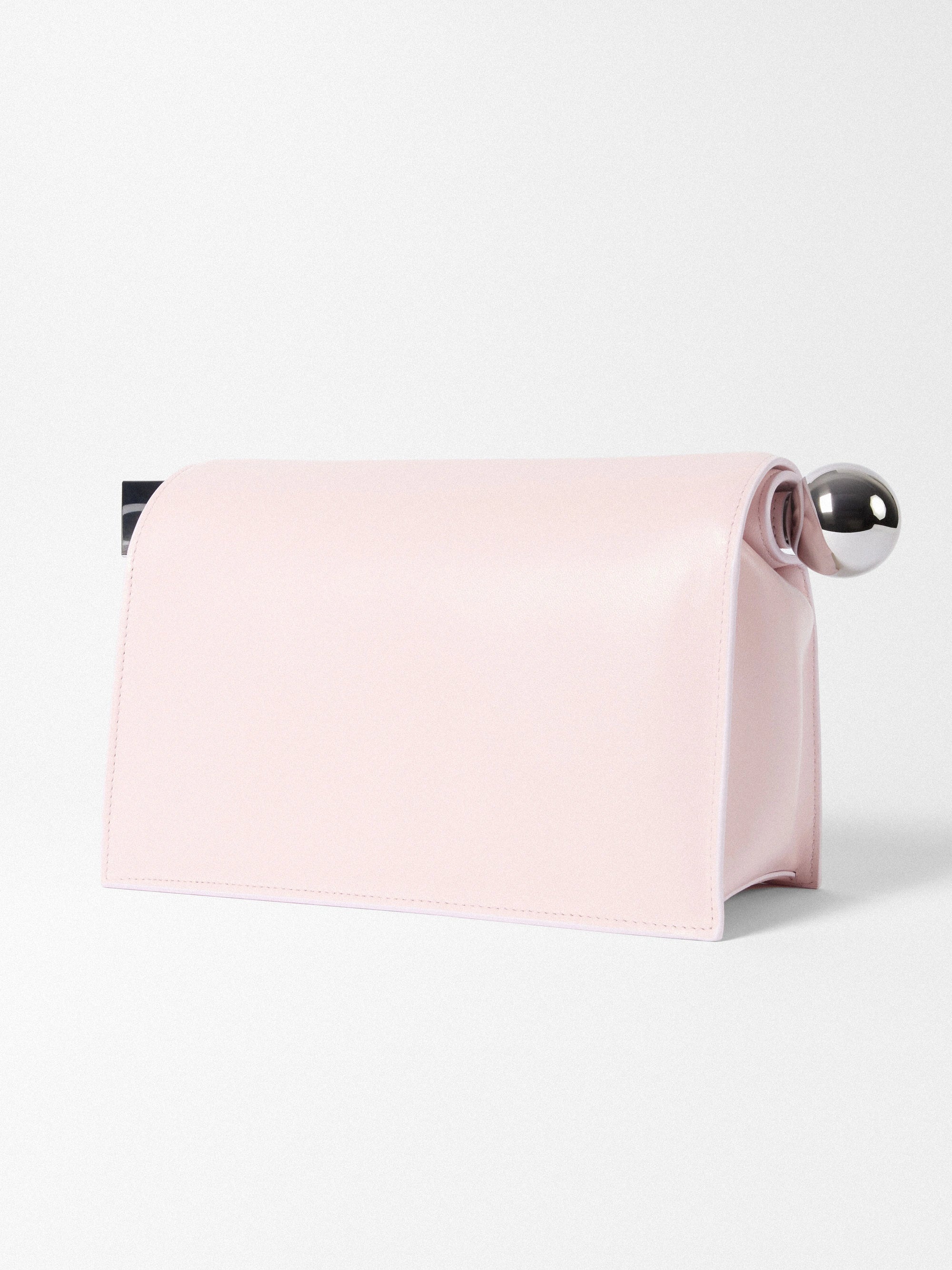 Jacquemus The Rond Carré Clutch Bag - Peach