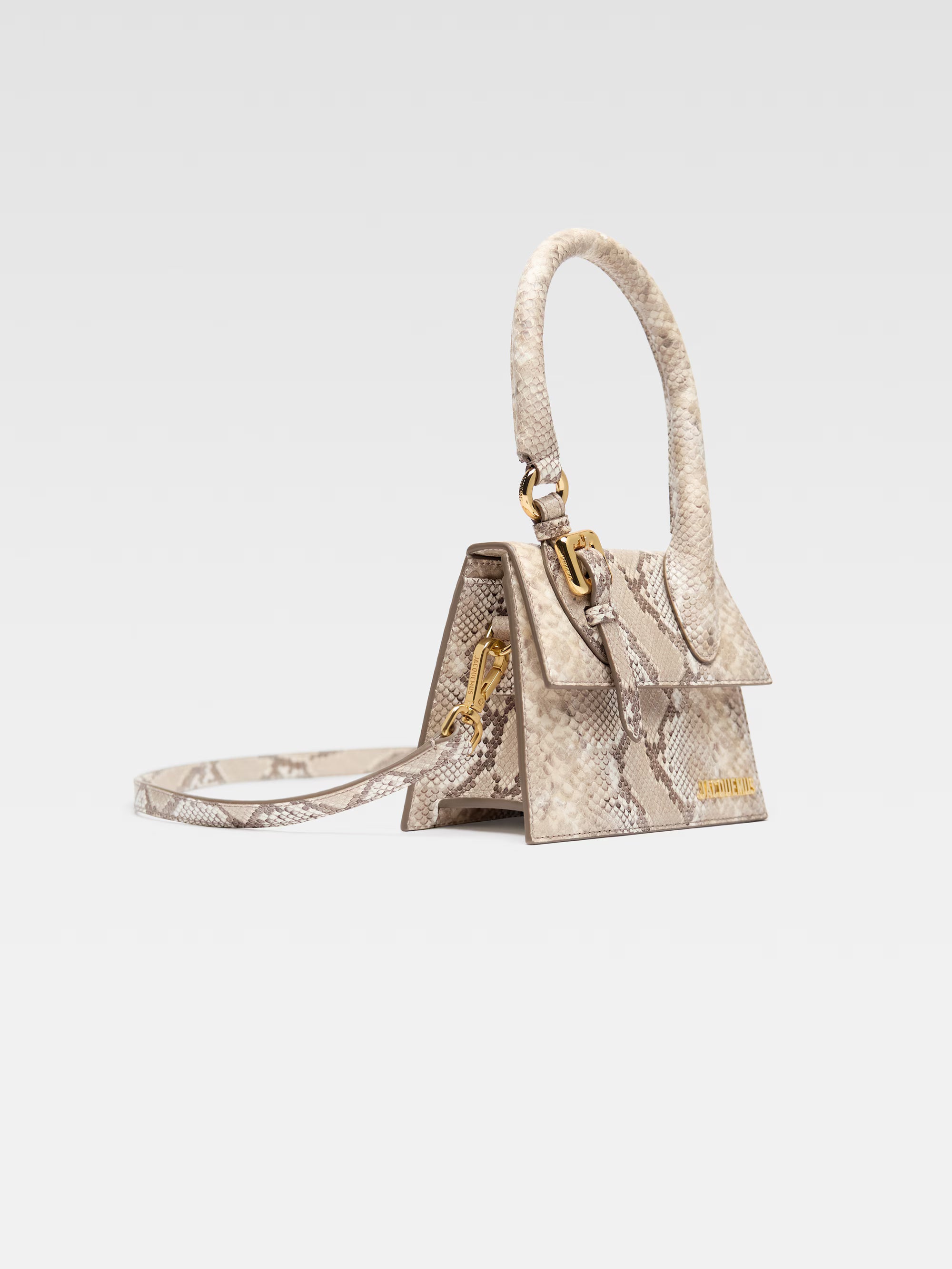 Jacquemus The Medium Chiquito Bag with Buckle - Beige