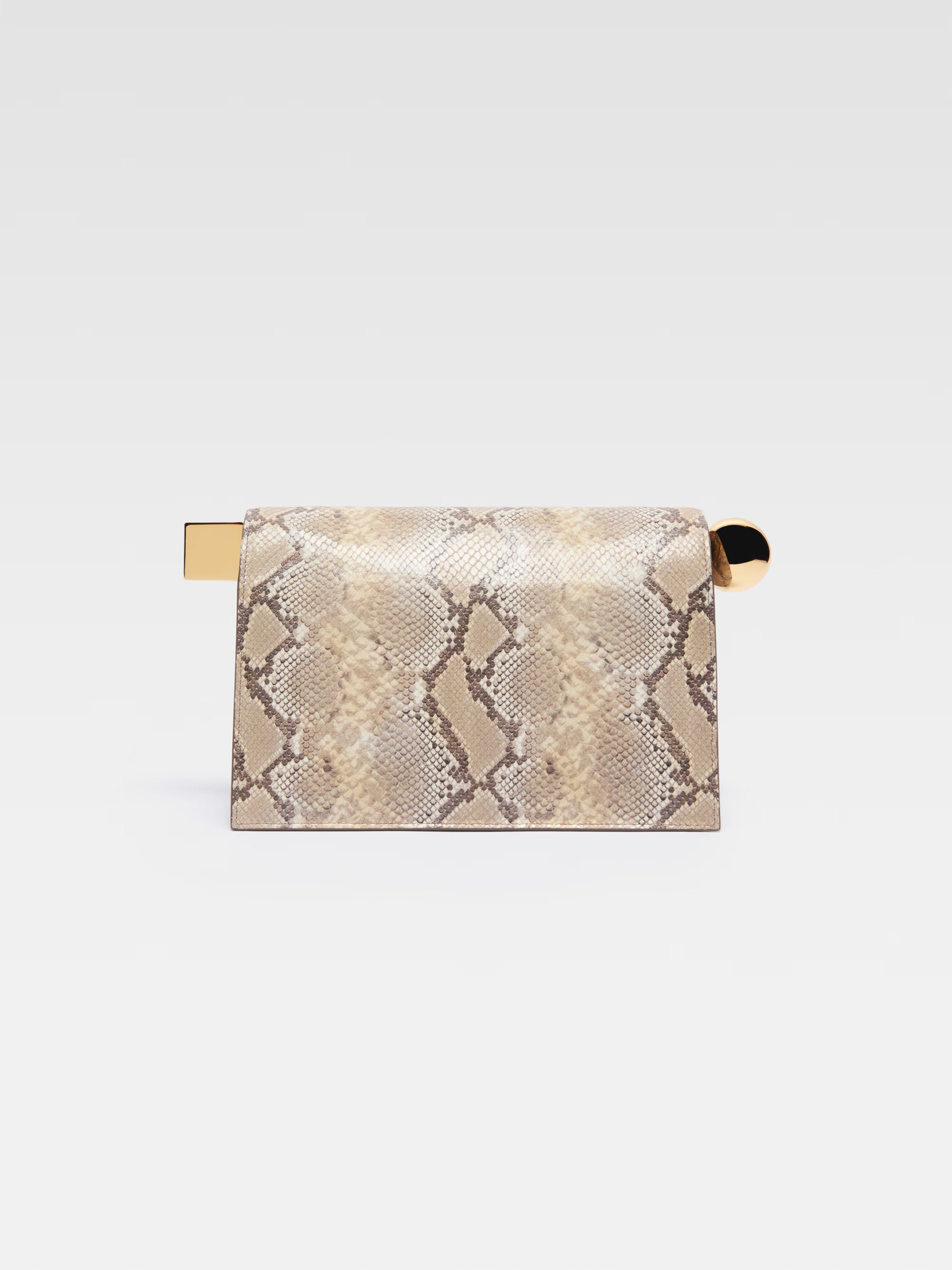 Jacquemus The Rond Carré Clutch Bag - Beige