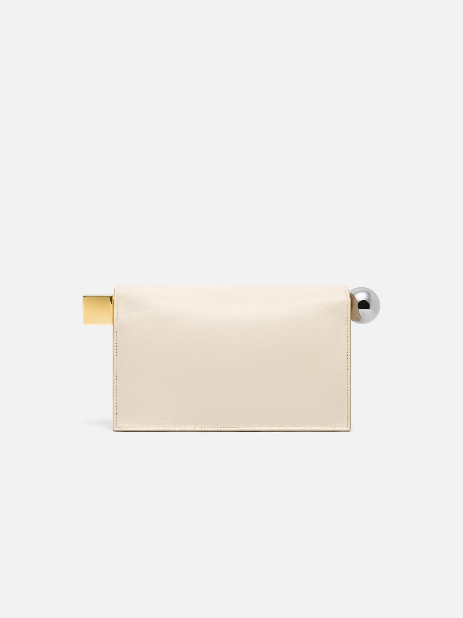 Jacquemus The Rond Carré Clutch Bag - Light Ivory