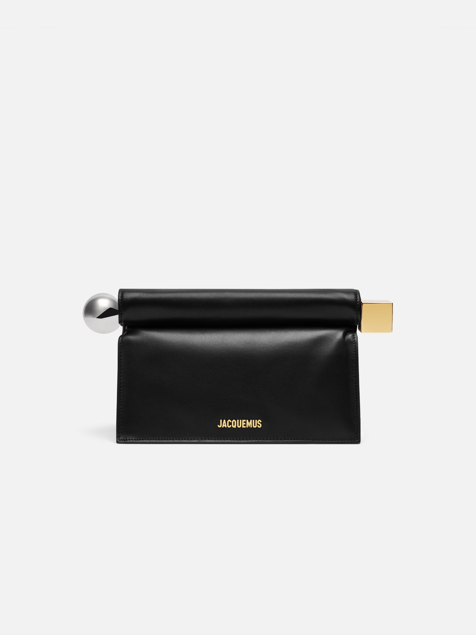 Jacquemus The Rond Carré Clutch Bag - Black