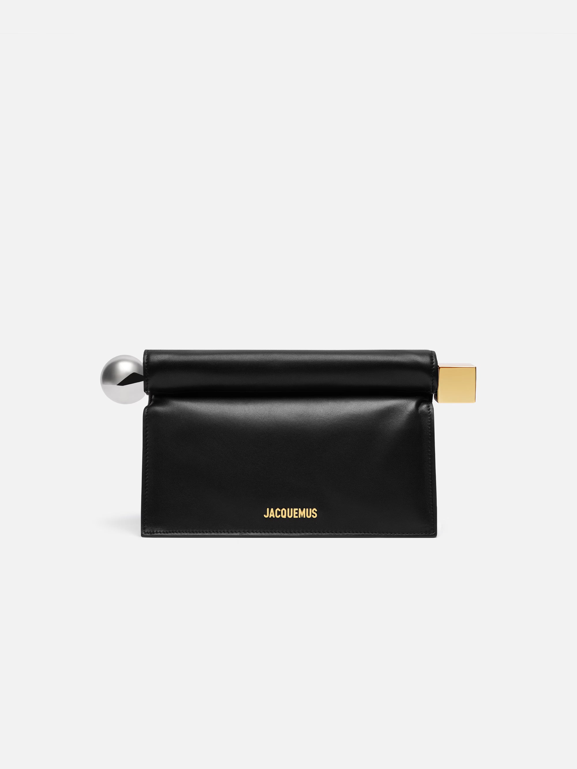 Jacquemus The Rond Carré Clutch Bag - Black