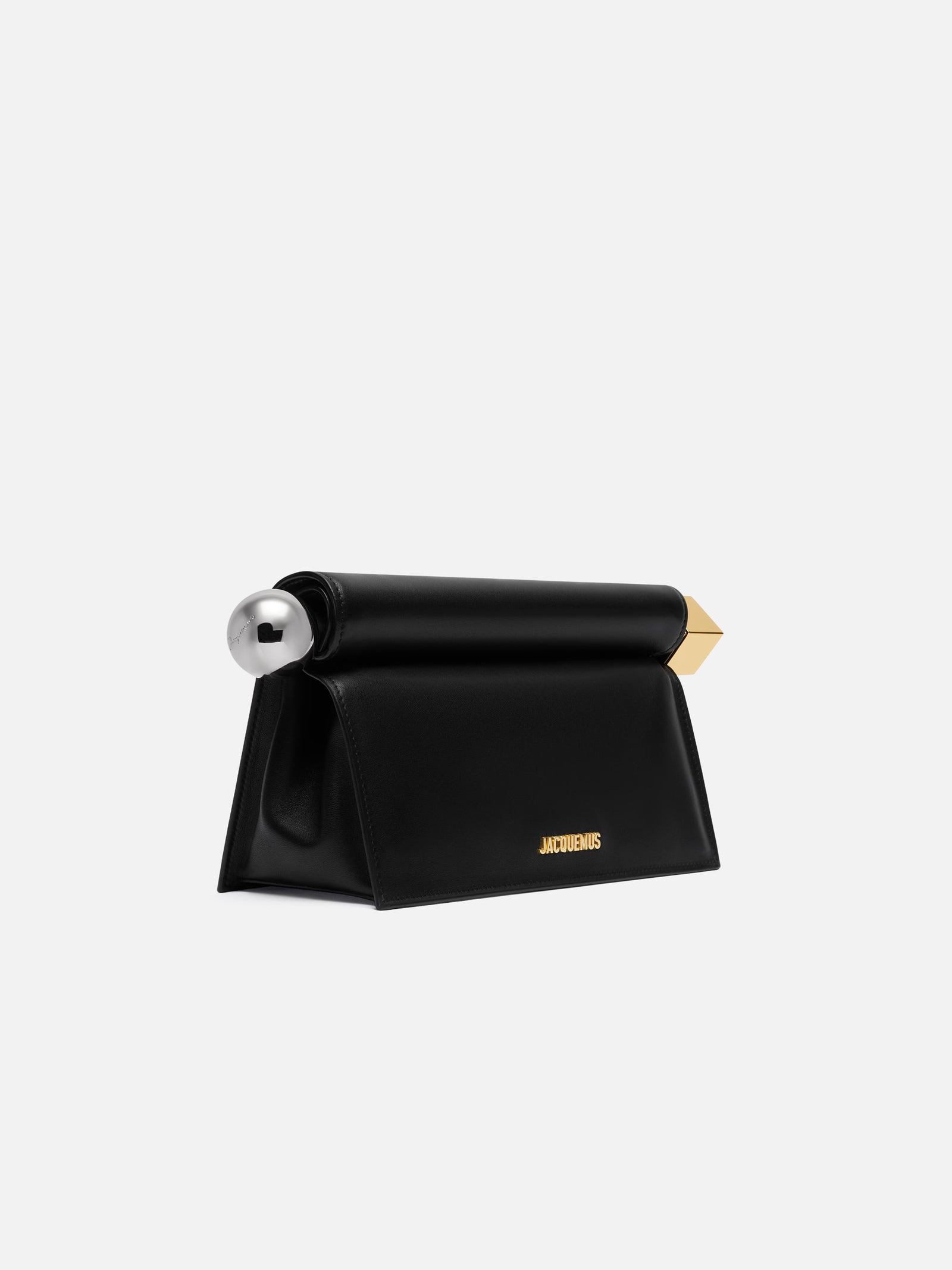 Jacquemus The Rond Carré Clutch Bag - Black