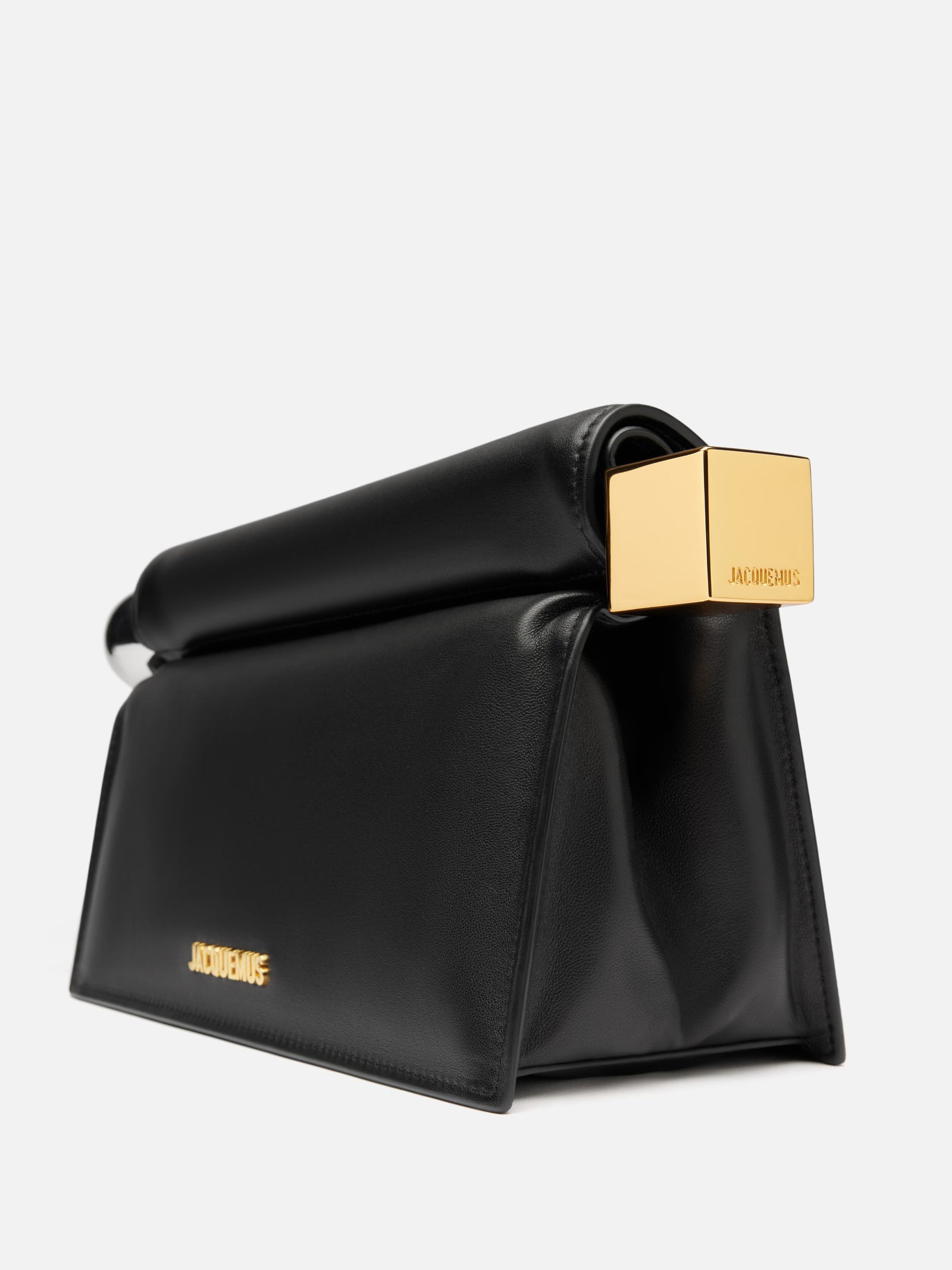 Jacquemus The Rond Carré Clutch Bag - Black