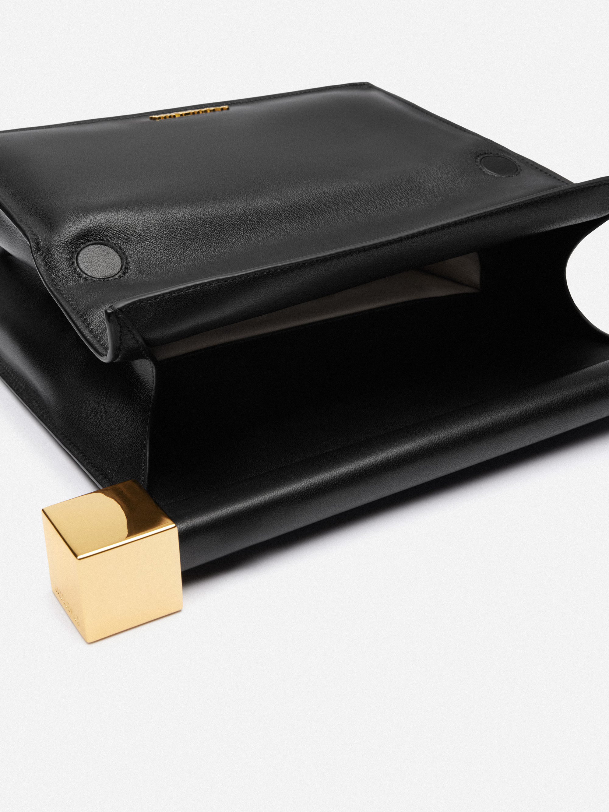 Jacquemus The Rond Carré Clutch Bag - Black