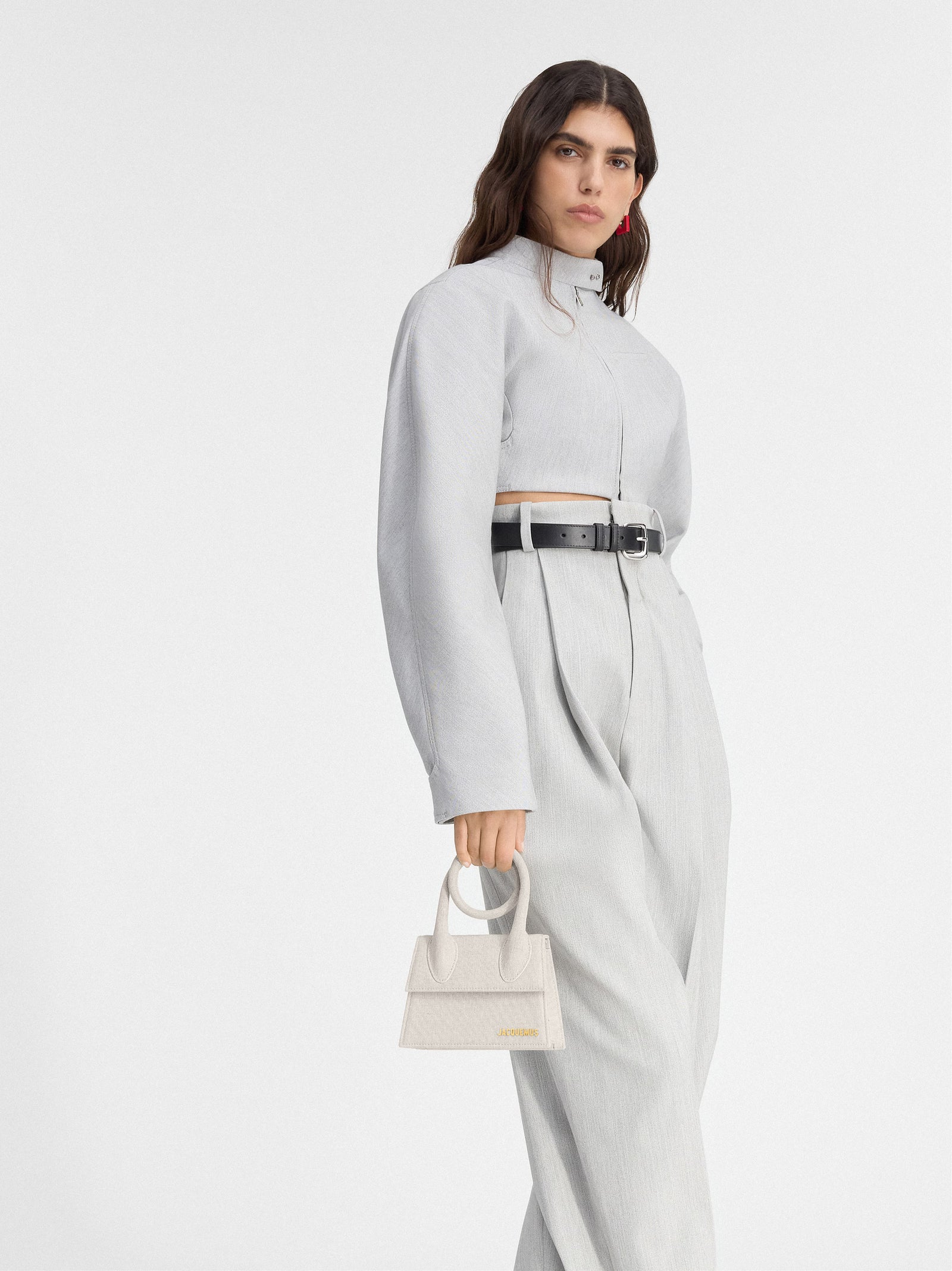 Jacquemus The Knot Chiquito Bag - Light Greige
