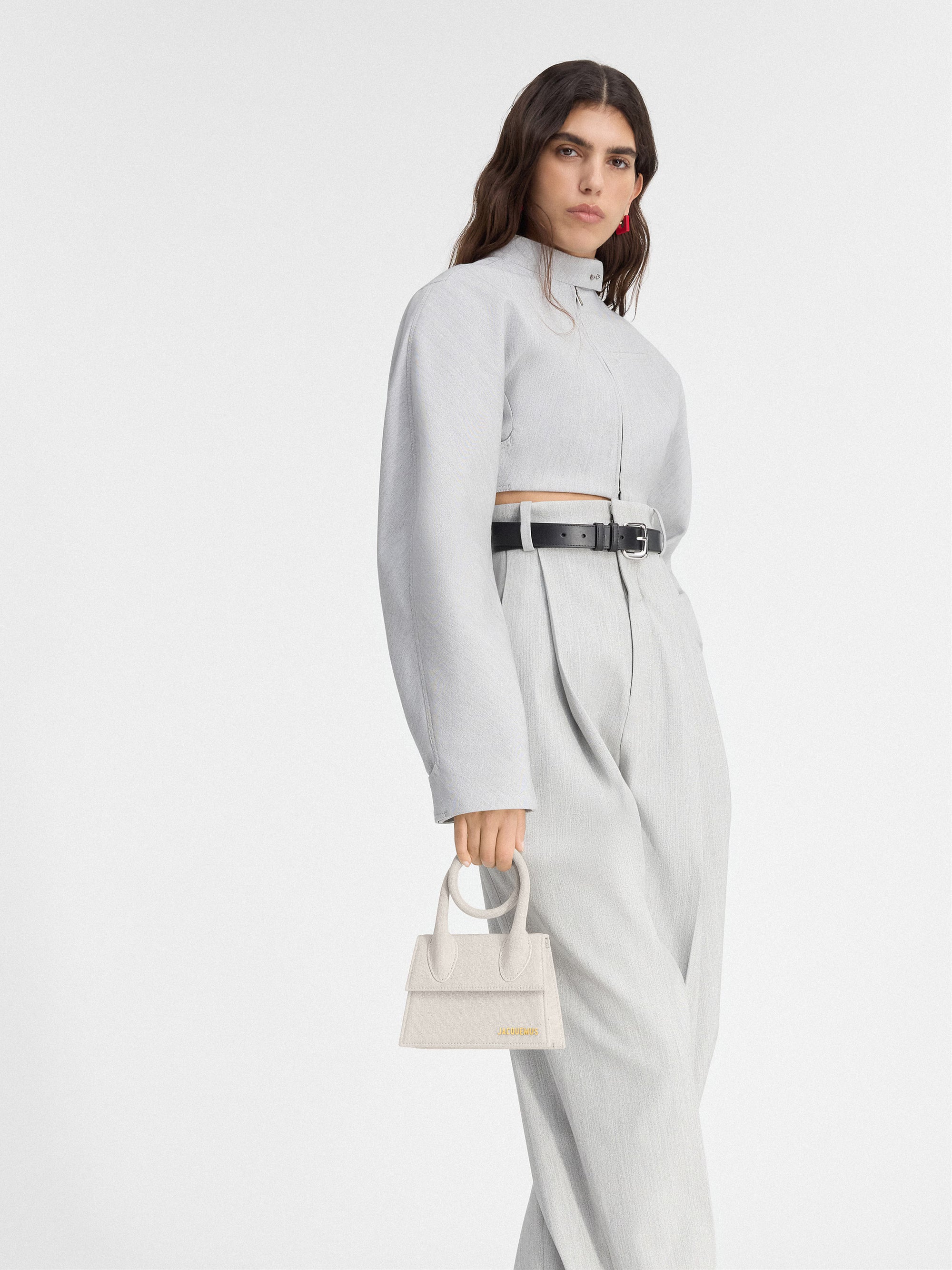 Jacquemus The Knot Chiquito Bag - Light Greige