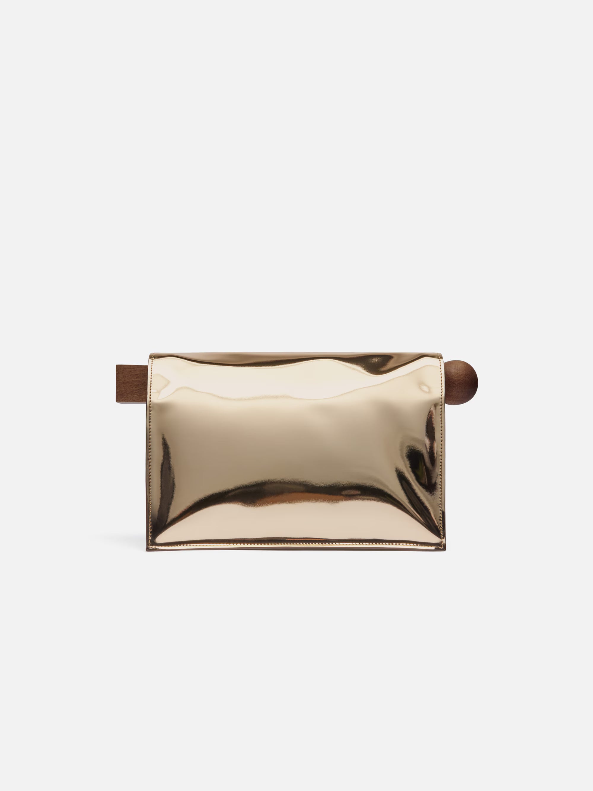 Jacquemus The Rond Carré Clutch Bag - Gold