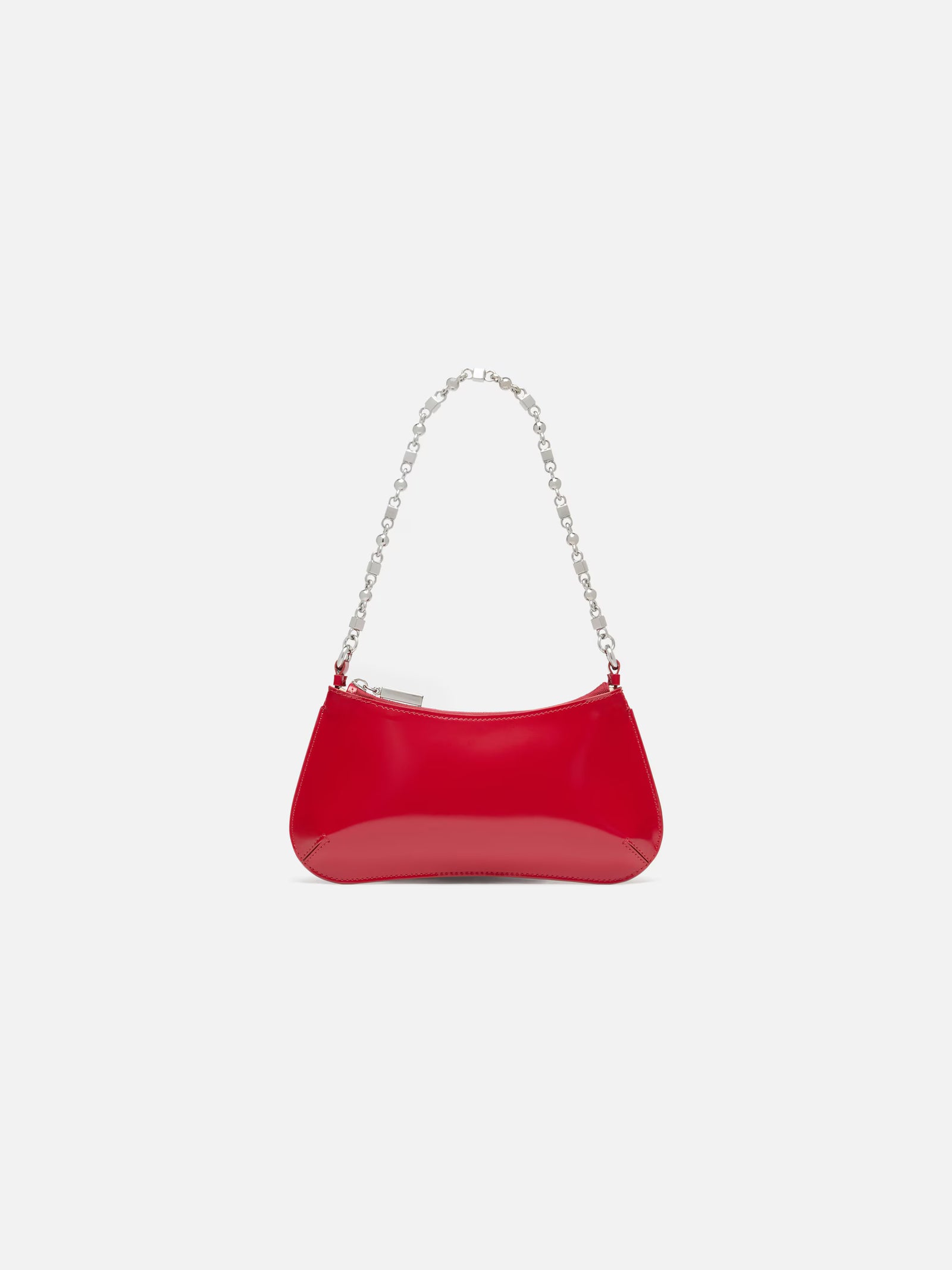 Jacquemus The Small Bisou Chaîne Bag - Red/Silver