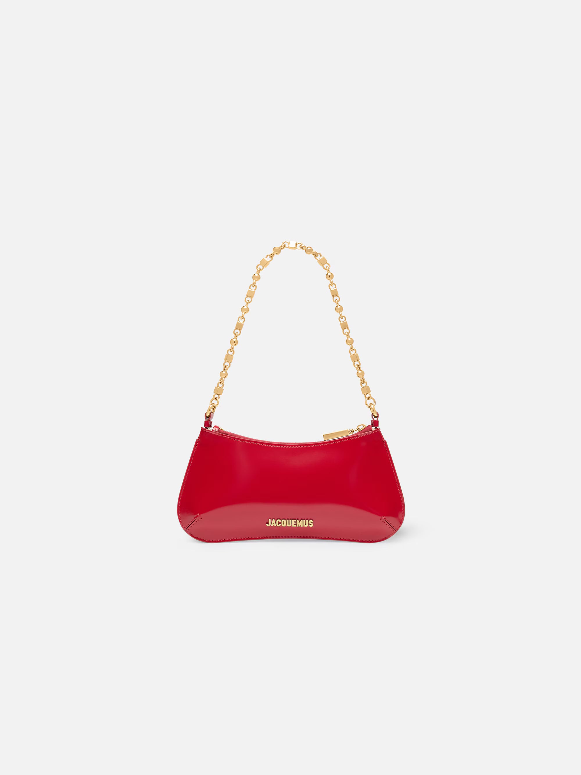 Jacquemus The Small Bisou Chaîne Bag - Red/Gold