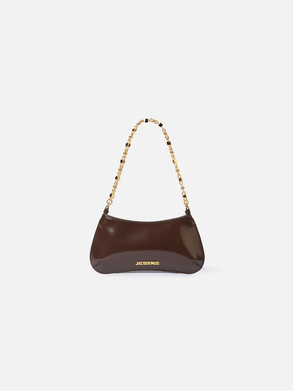 Jacquemus The Small Bisou Chaîne Bag - Midnight Brown