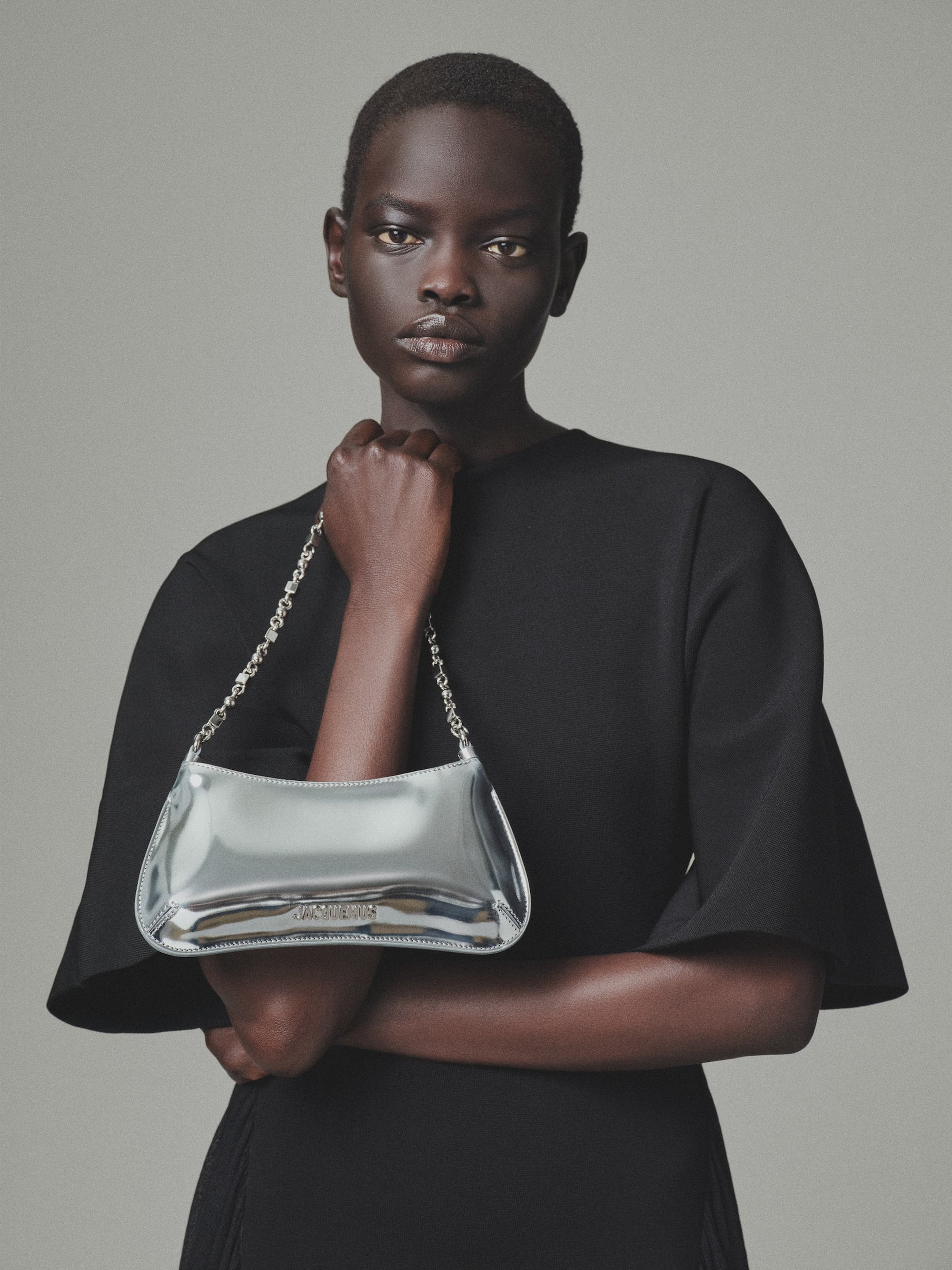 Jacquemus The Small Bisou Chaîne Bag - Silver