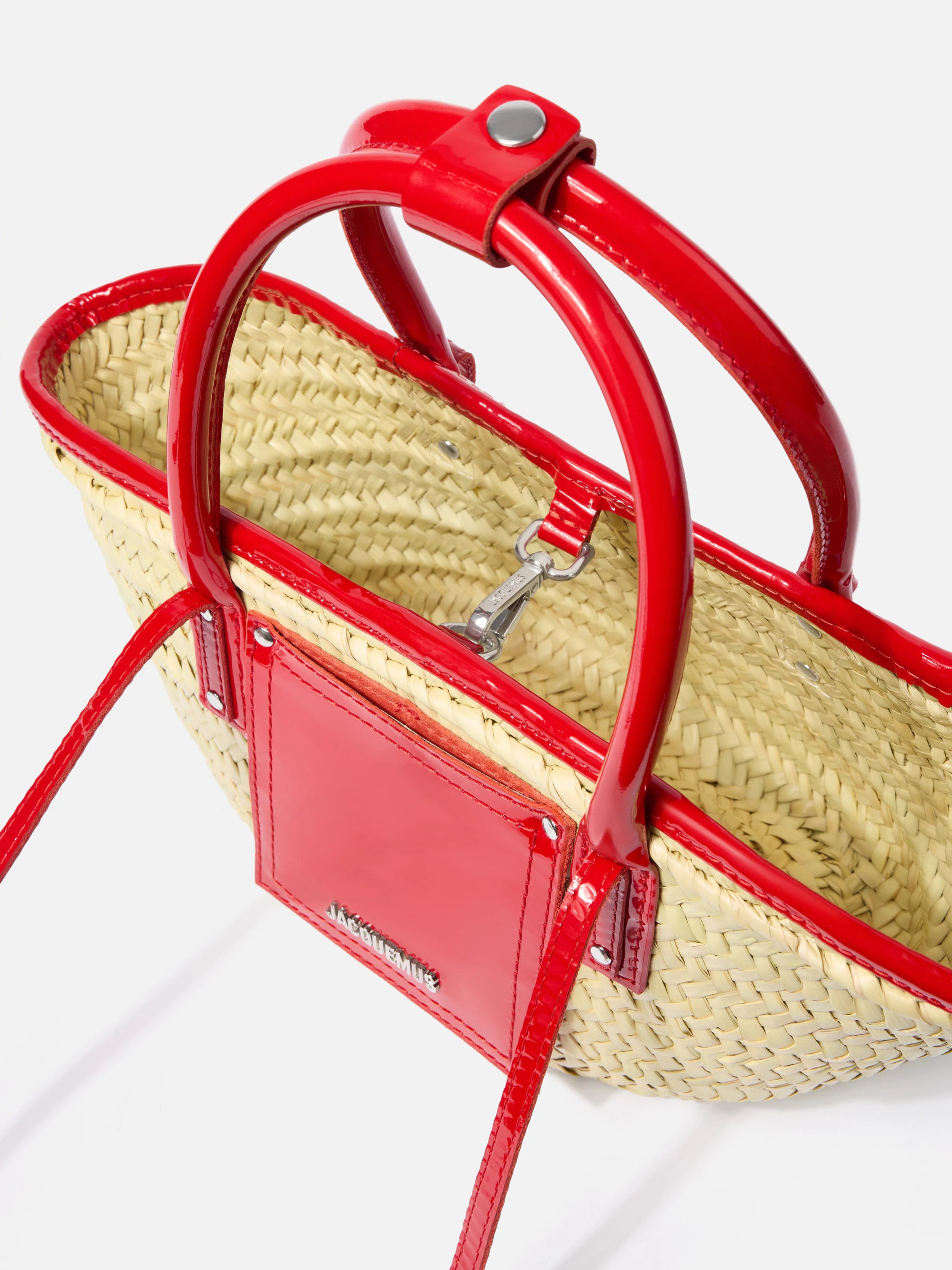 Jacquemus The Small Soli Basket Bag - Red